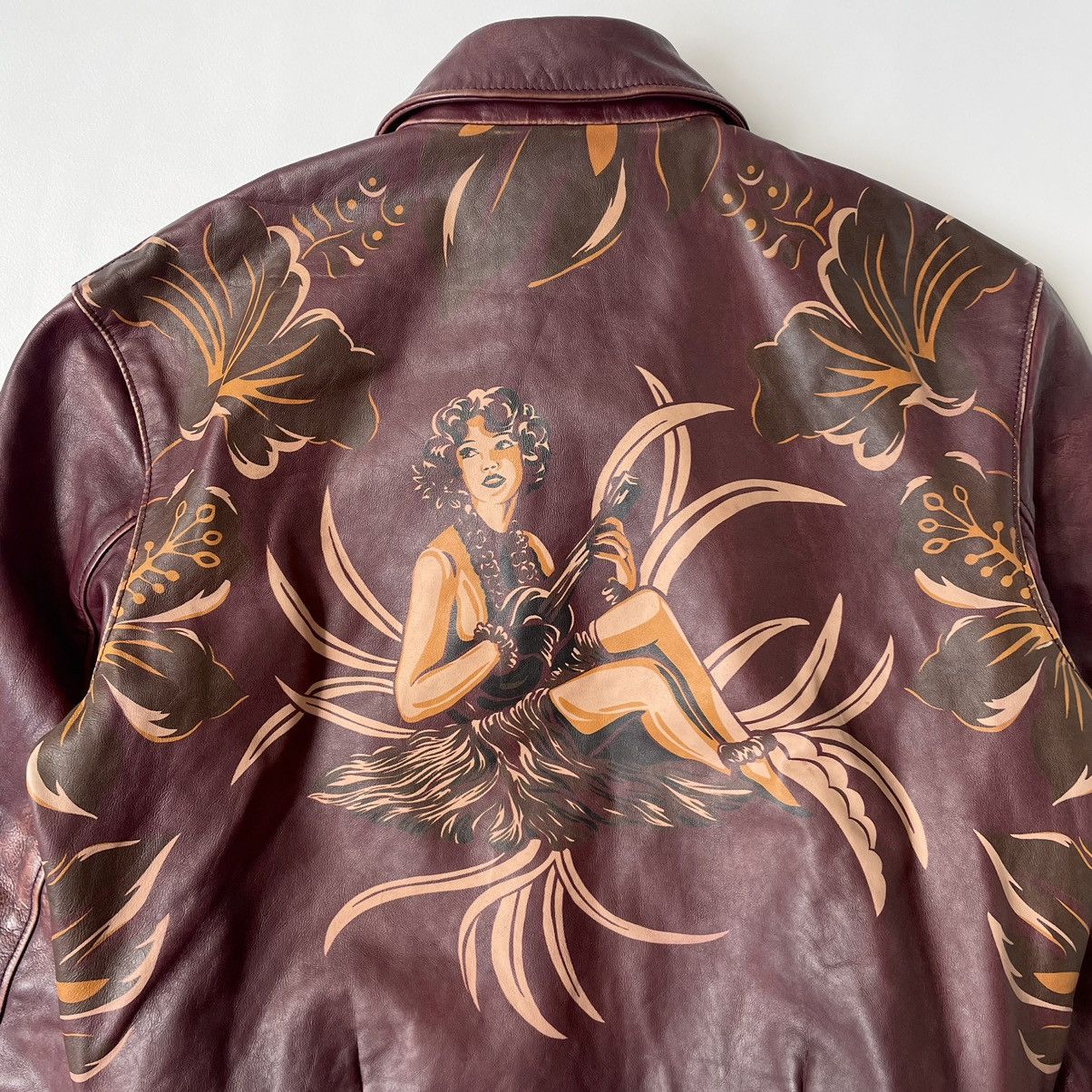 Prada A/W 14 Hawaiian Print Leather Jacket Size S / US 4 / IT 40 - 12 Thumbnail