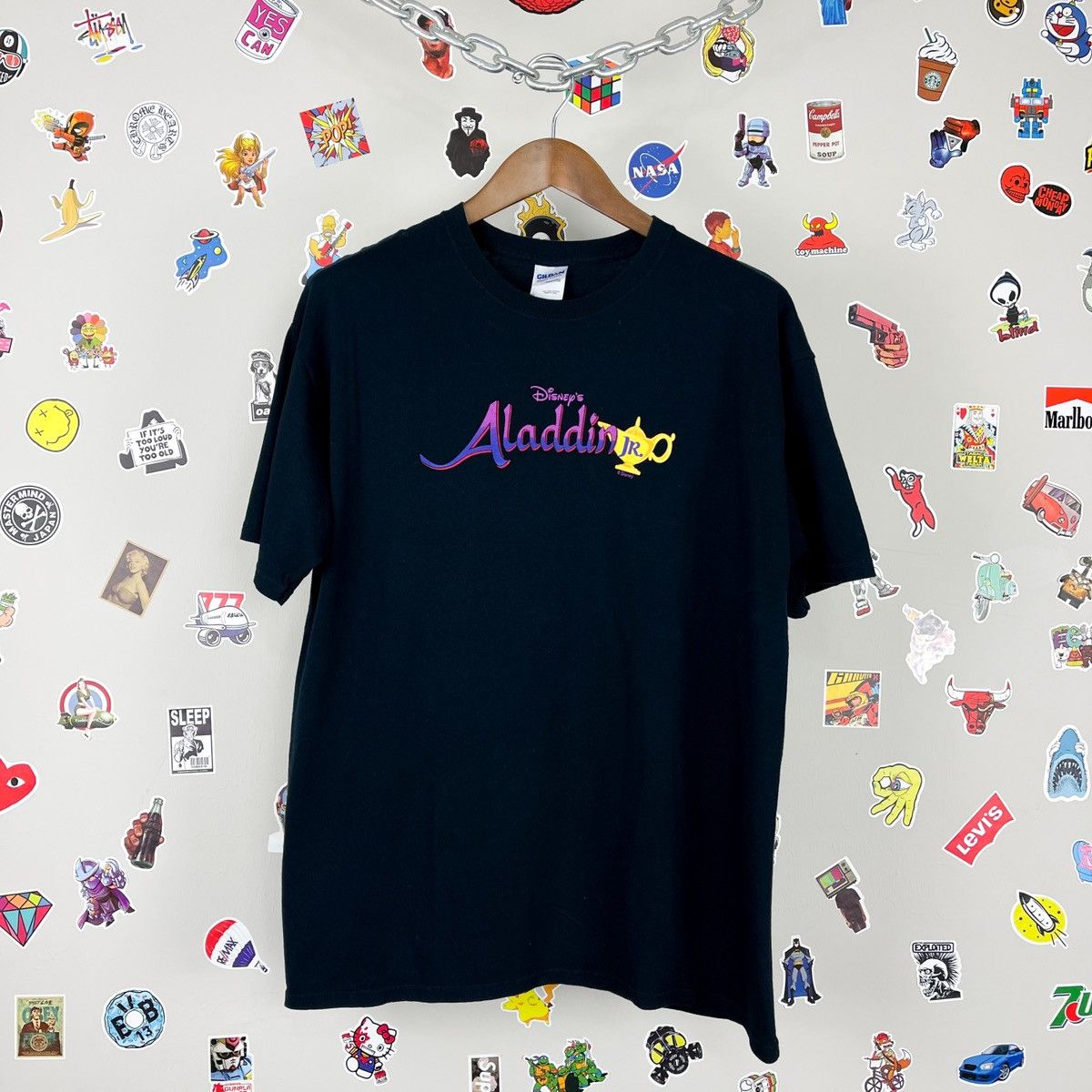 Disney × Vintage Vintage Disney Aladdin Jr. Movie Tee Size US L / EU 52-54 / 3 - 1 Thumbnail