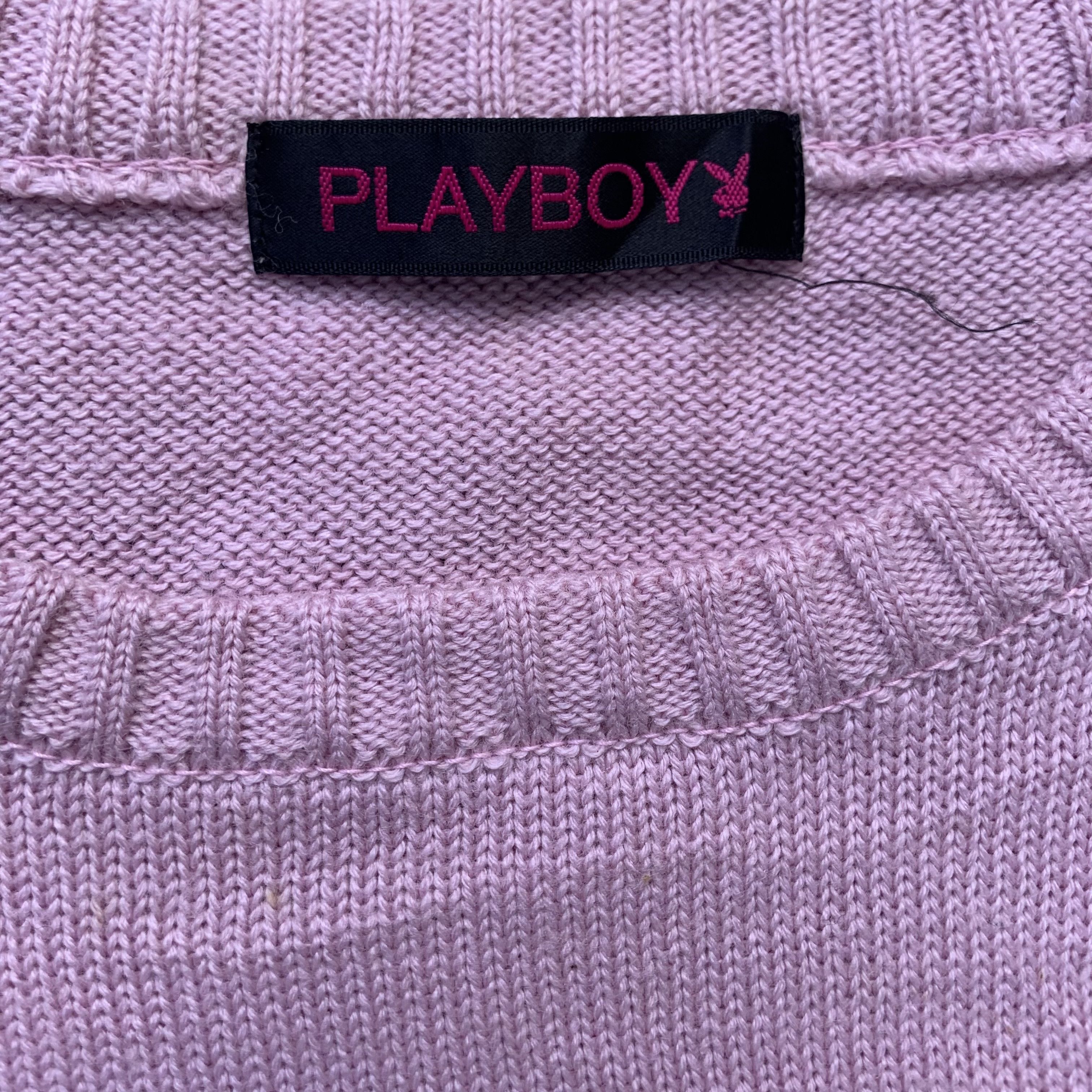 Japanese Brand × Playboy Vintage Play Boy X Lovers Rock Superlovers Big Logo Knitted Size M / US 6-8 / IT 42-44 - 7 Thumbnail