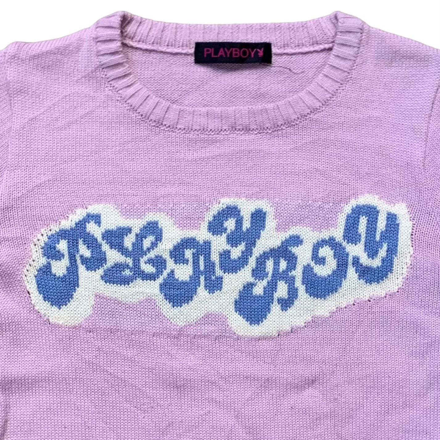 Japanese Brand × Playboy Vintage Play Boy X Lovers Rock Superlovers Big Logo Knitted Size M / US 6-8 / IT 42-44 - 4 Thumbnail