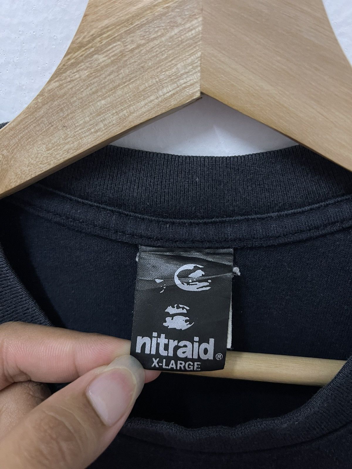 Japanese Brand × Nitraid × Vintage Vintage Nitraid Spell Out Graphic Tshirt Size US XL / EU 56 / 4 - 4 Thumbnail