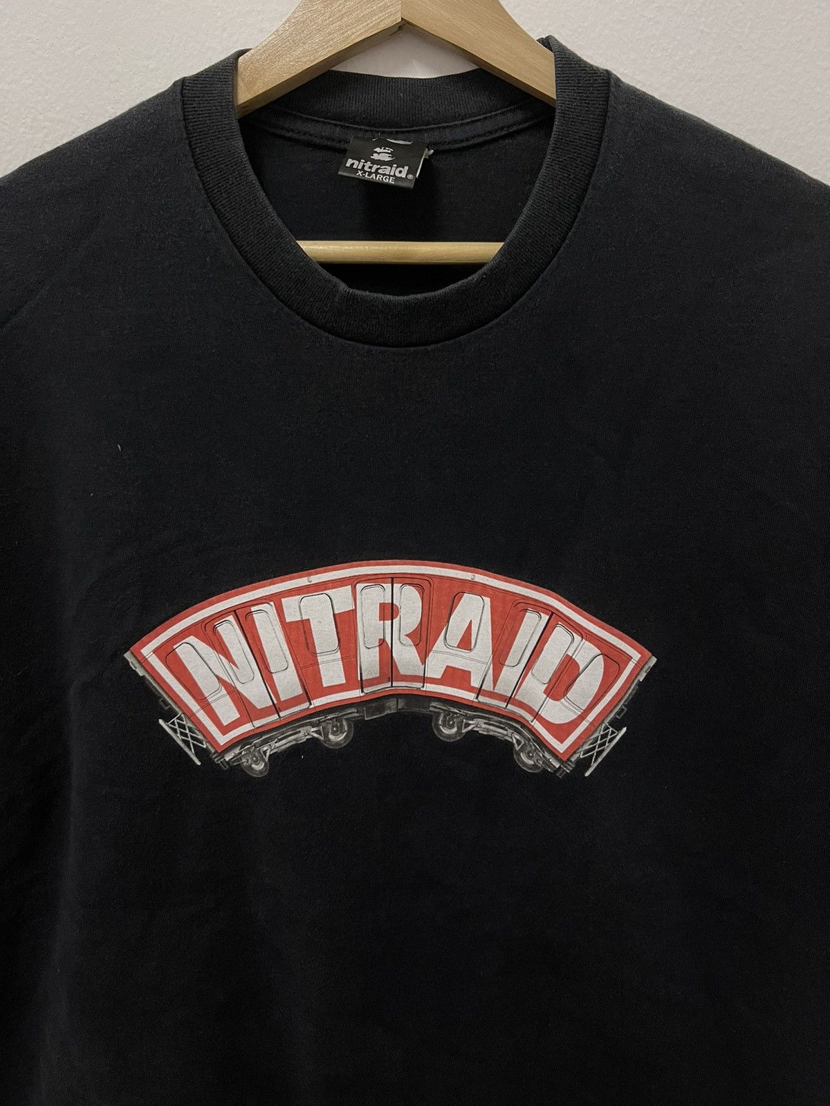 Japanese Brand × Nitraid × Vintage Vintage Nitraid Spell Out Graphic Tshirt Size US XL / EU 56 / 4 - 2 Thumbnail