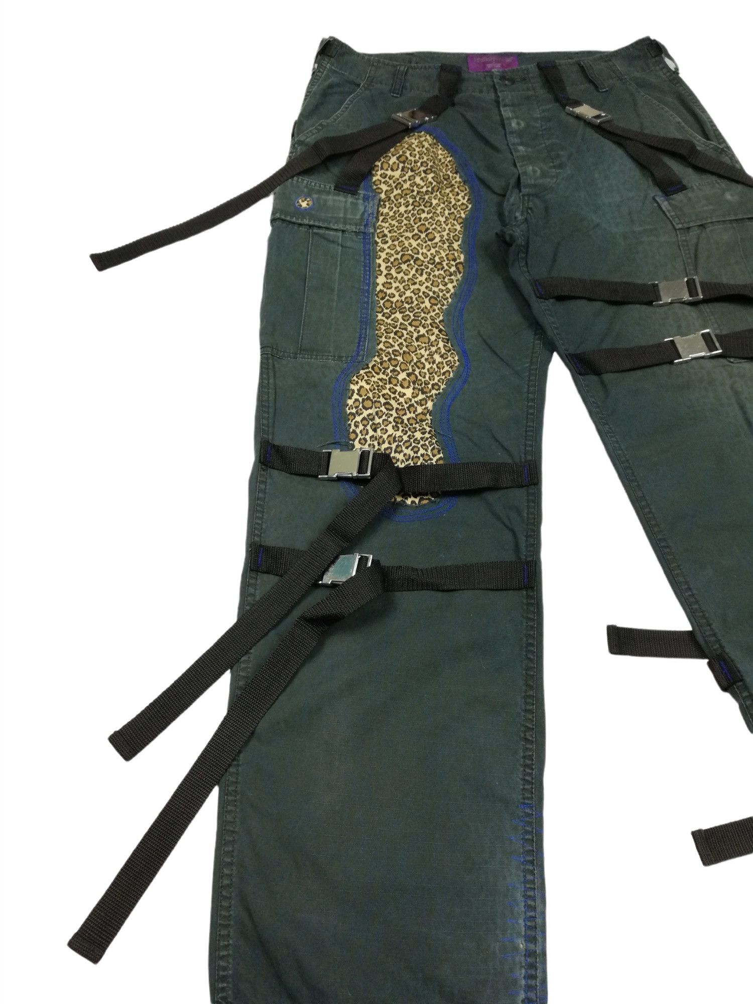 Nepenthes 🔥GRAIL OG Nepenthes By Needles AW88 Bondage Cargo Pants Size US 34 / EU 50 - 5 Thumbnail