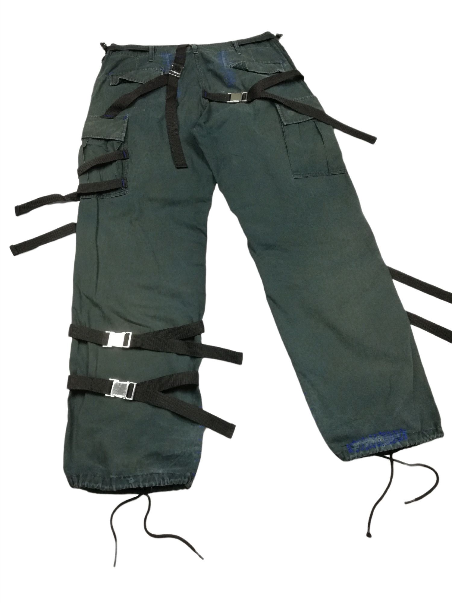 Nepenthes 🔥GRAIL OG Nepenthes By Needles AW88 Bondage Cargo Pants Size US 34 / EU 50 - 15 Thumbnail