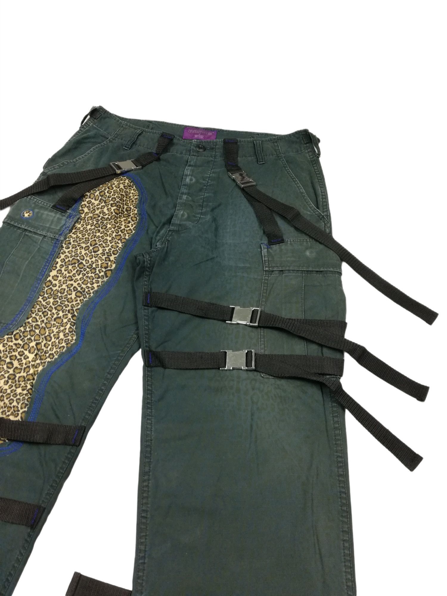 Nepenthes 🔥GRAIL OG Nepenthes By Needles AW88 Bondage Cargo Pants Size US 34 / EU 50 - 6 Thumbnail