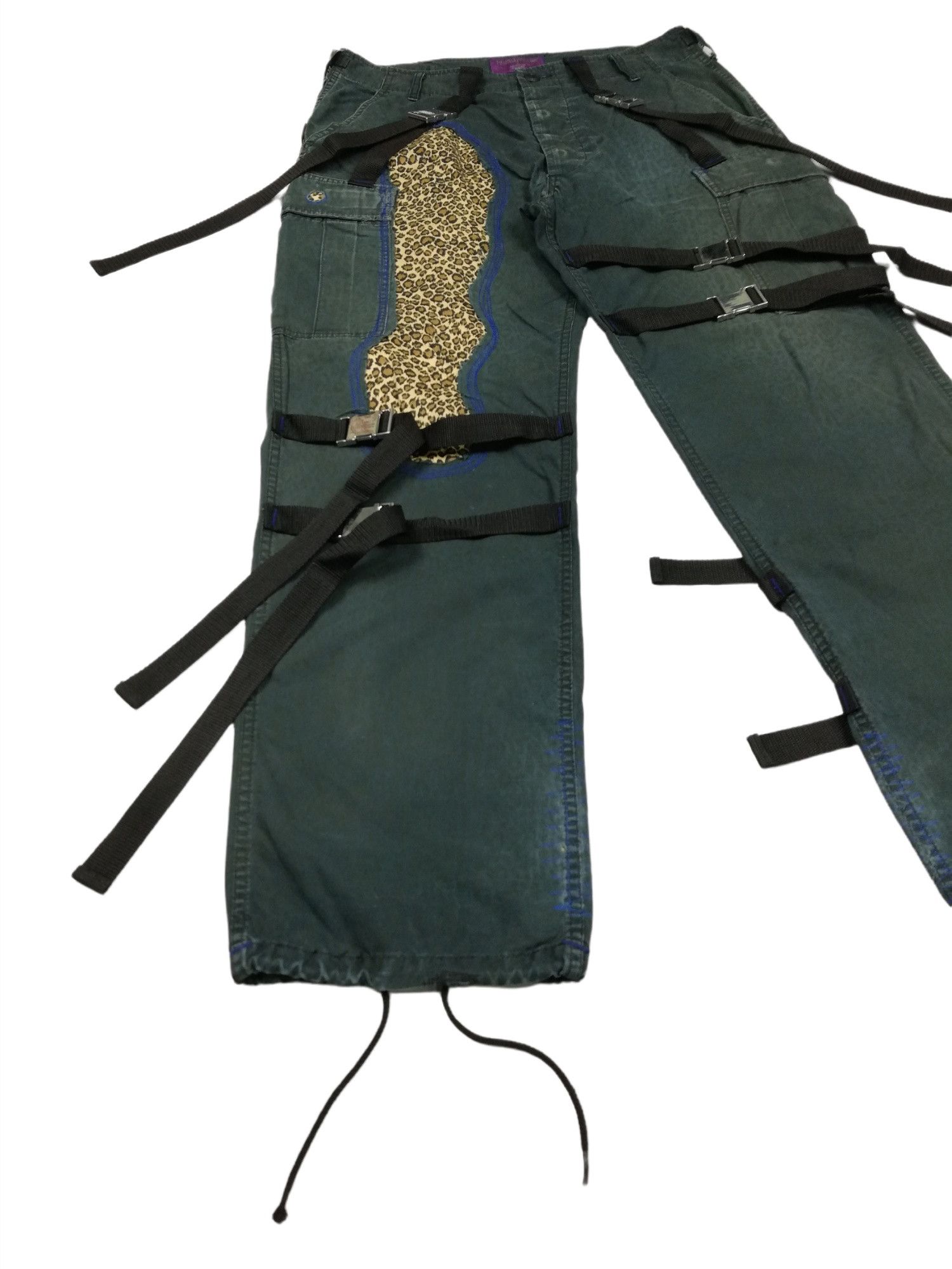 Nepenthes 🔥GRAIL OG Nepenthes By Needles AW88 Bondage Cargo Pants Size US 34 / EU 50 - 3 Thumbnail
