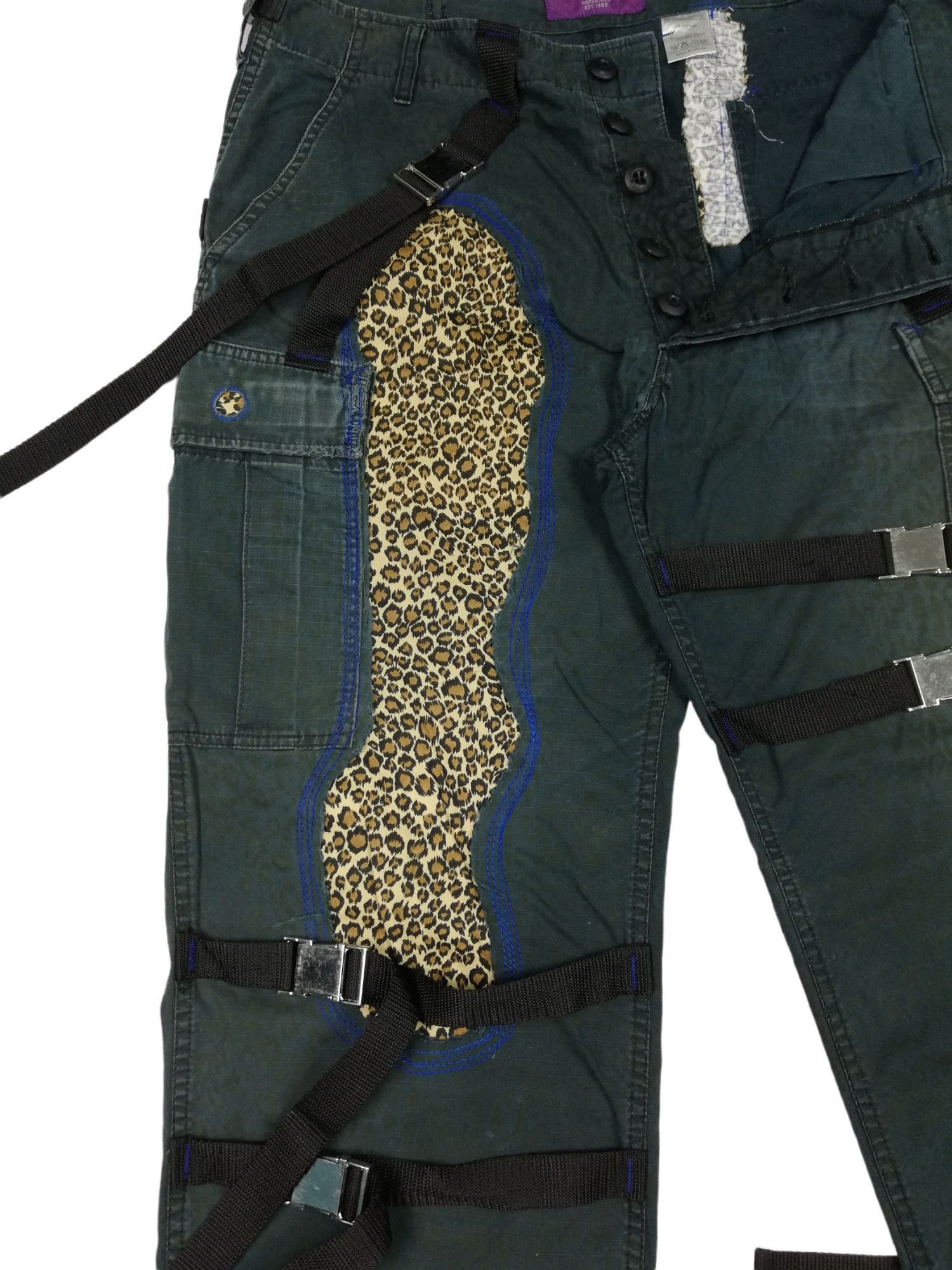 Nepenthes 🔥GRAIL OG Nepenthes By Needles AW88 Bondage Cargo Pants Size US 34 / EU 50 - 9 Thumbnail