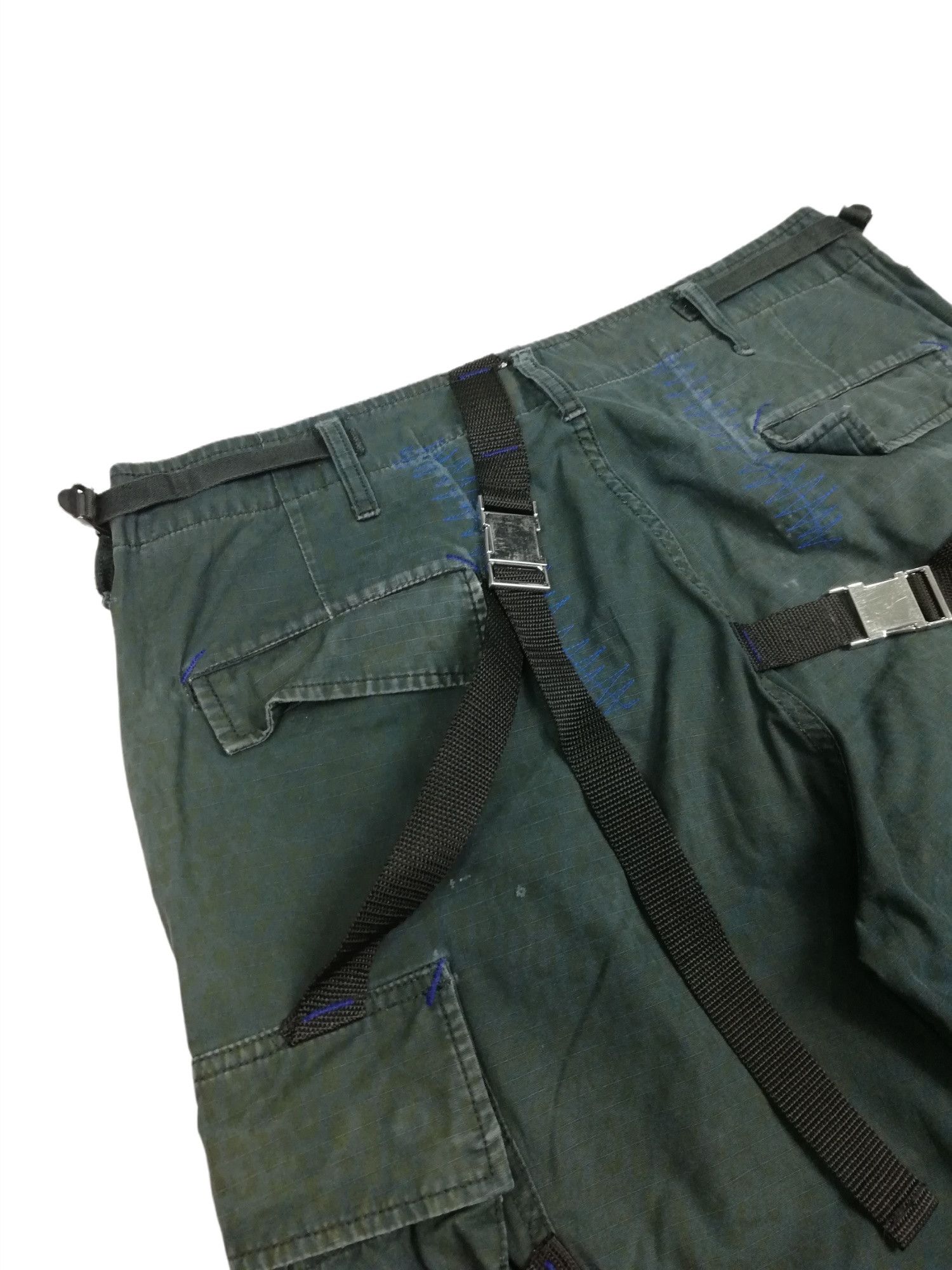 Nepenthes 🔥GRAIL OG Nepenthes By Needles AW88 Bondage Cargo Pants Size US 34 / EU 50 - 19 Thumbnail