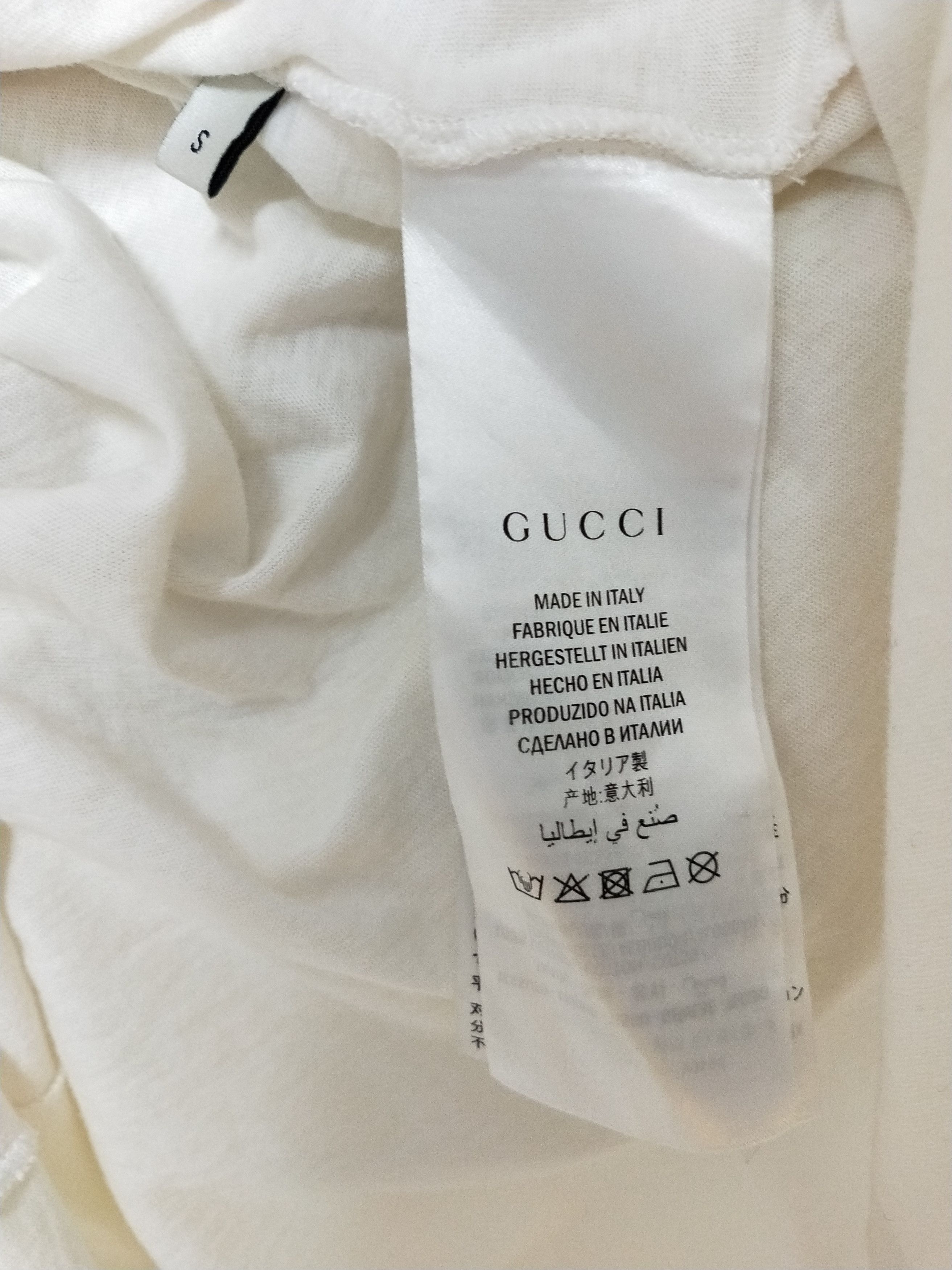 Gucci Belt Logo Tee Size US S / EU 44-46 / 1 - 6 Thumbnail