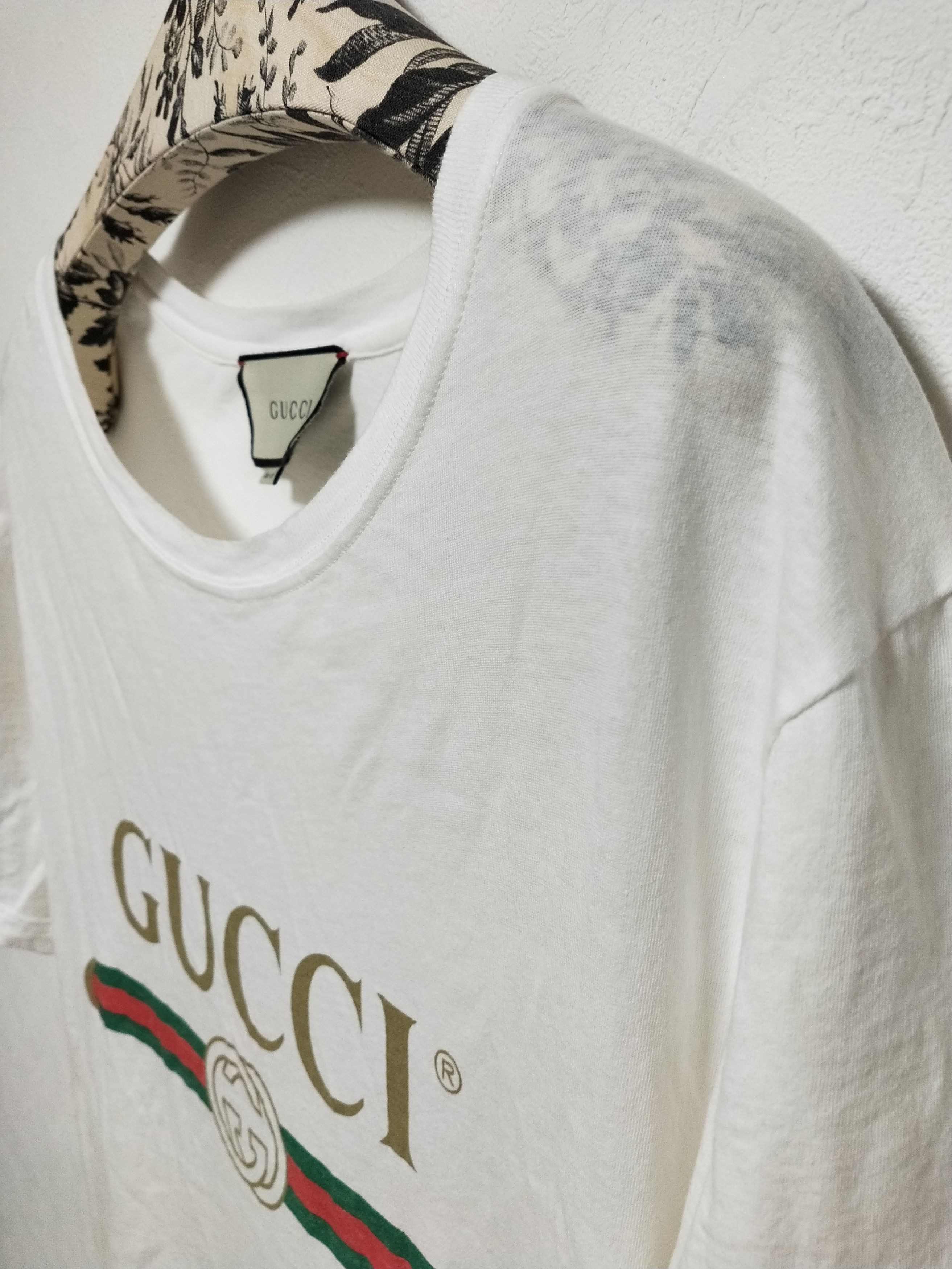 Gucci Belt Logo Tee Size US S / EU 44-46 / 1 - 4 Thumbnail