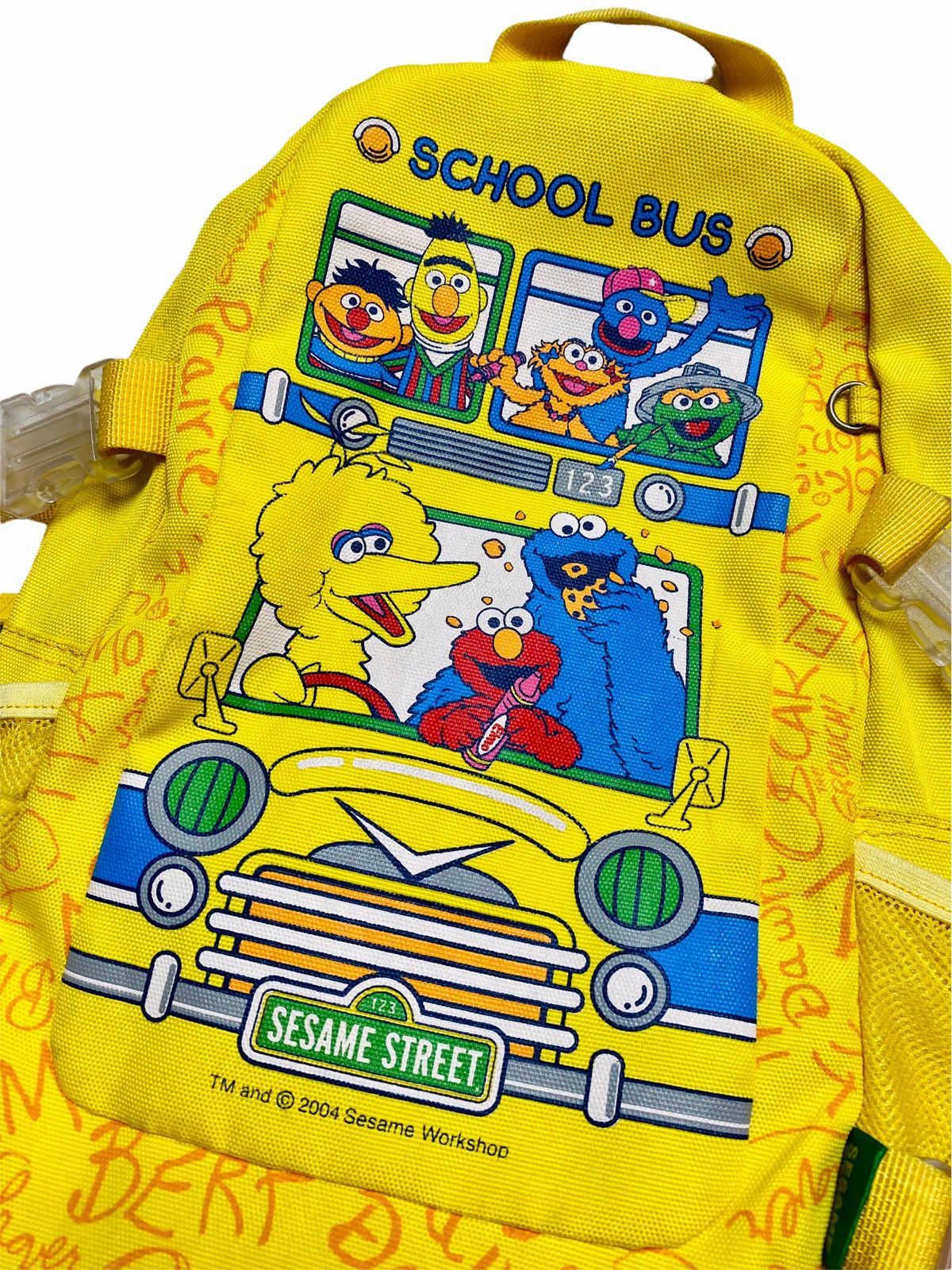 Vintage 2004 Sesame Street Iconic Mini Backpack School Bus Size ONE SIZE - 4 Thumbnail
