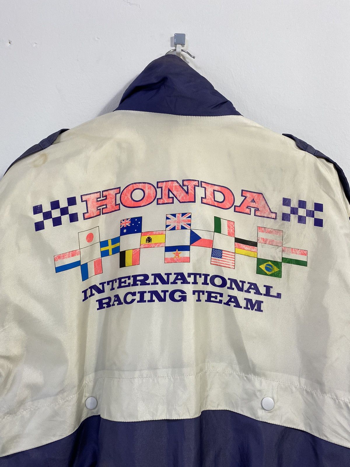 Honda Rare VTG Honda Jacket International Racing Team Motorsport Size US L / EU 52-54 / 3 - 7 Thumbnail