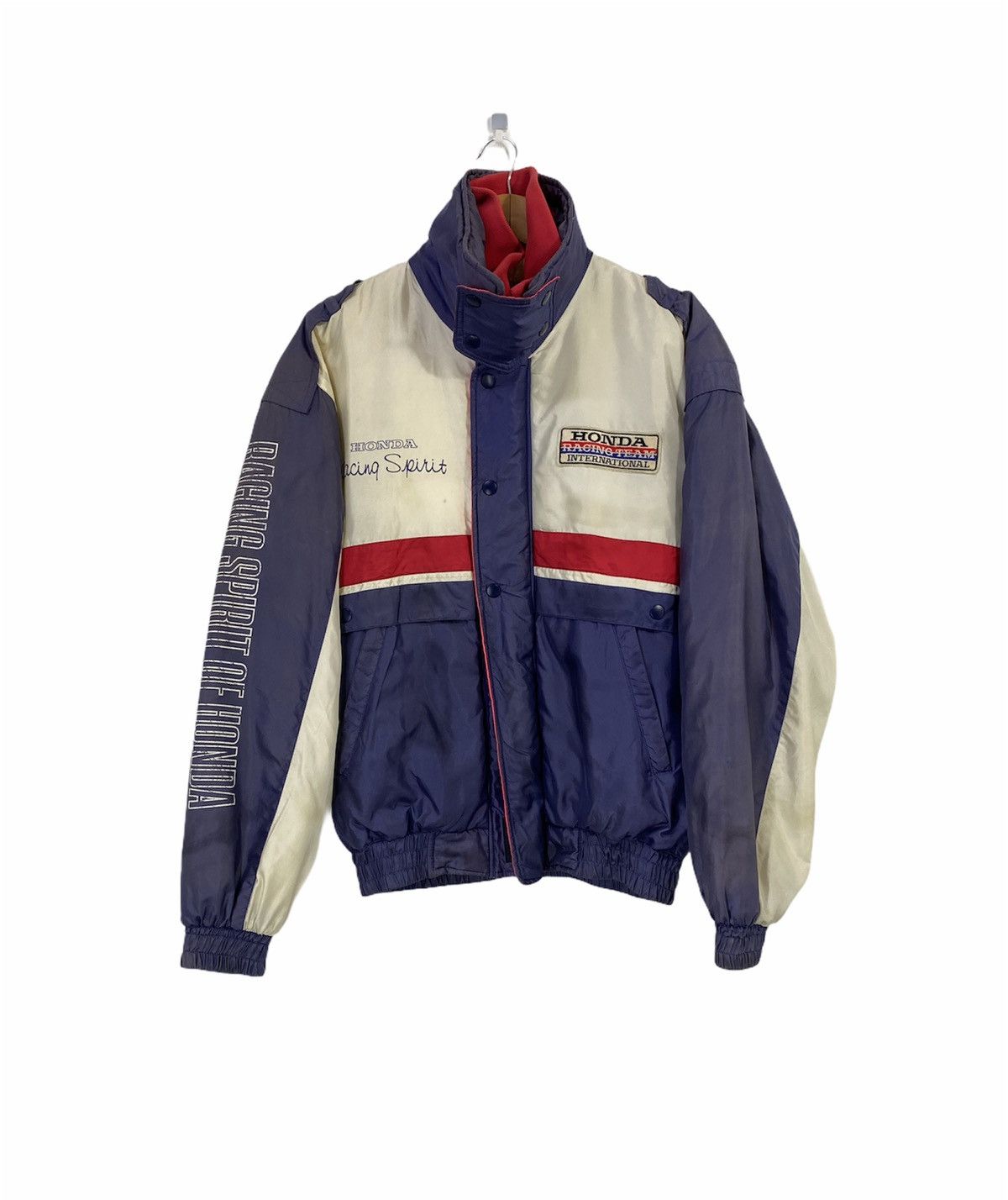 Honda Rare VTG Honda Jacket International Racing Team Motorsport Size US L / EU 52-54 / 3 - 2 Thumbnail