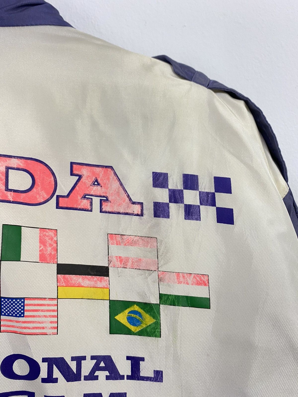 Honda Rare VTG Honda Jacket International Racing Team Motorsport Size US L / EU 52-54 / 3 - 8 Thumbnail
