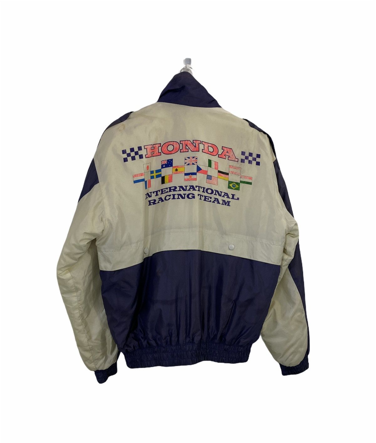 Honda Rare VTG Honda Jacket International Racing Team Motorsport Size US L / EU 52-54 / 3 - 1 Thumbnail