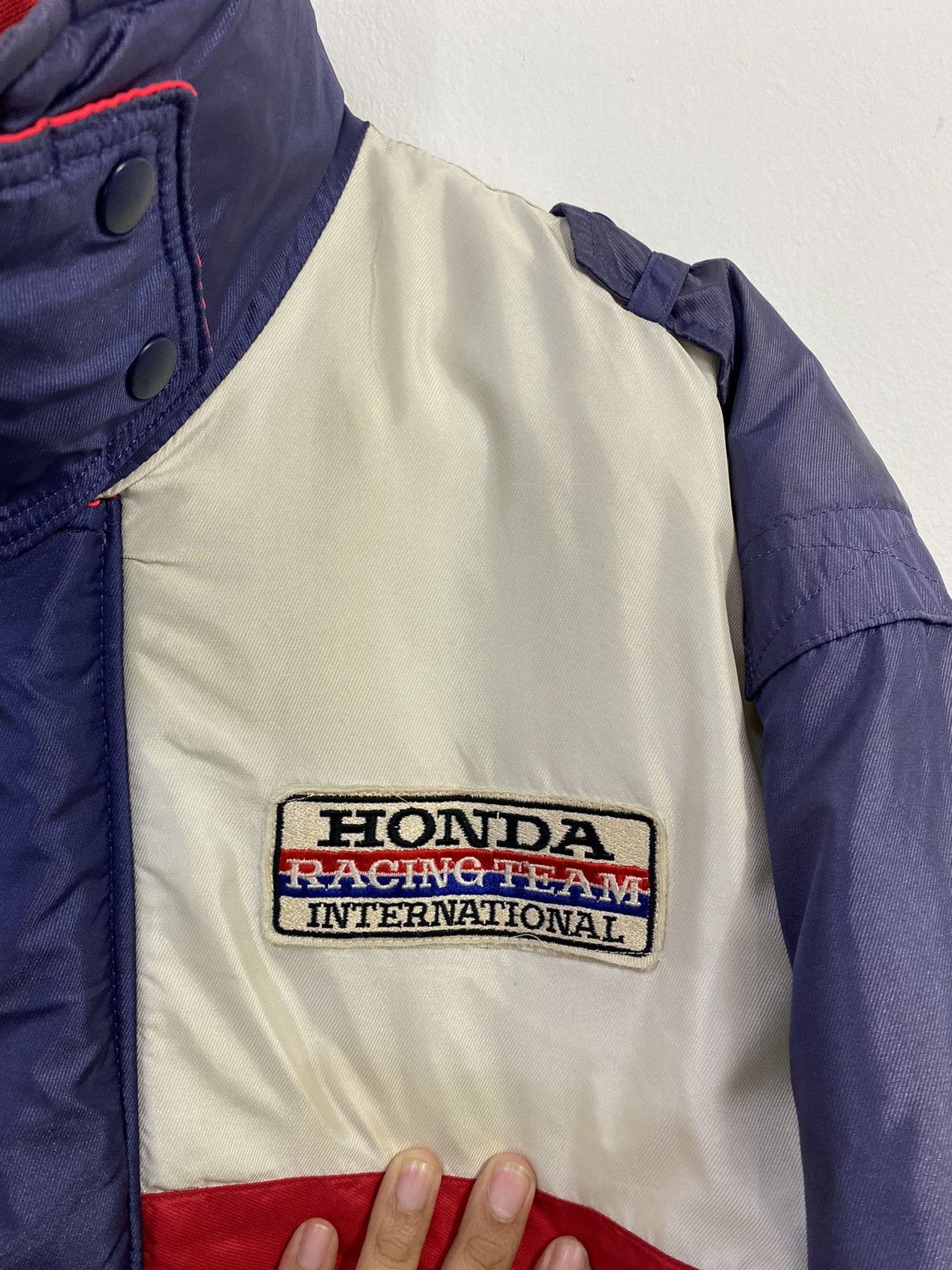 Honda Rare VTG Honda Jacket International Racing Team Motorsport Size US L / EU 52-54 / 3 - 5 Thumbnail