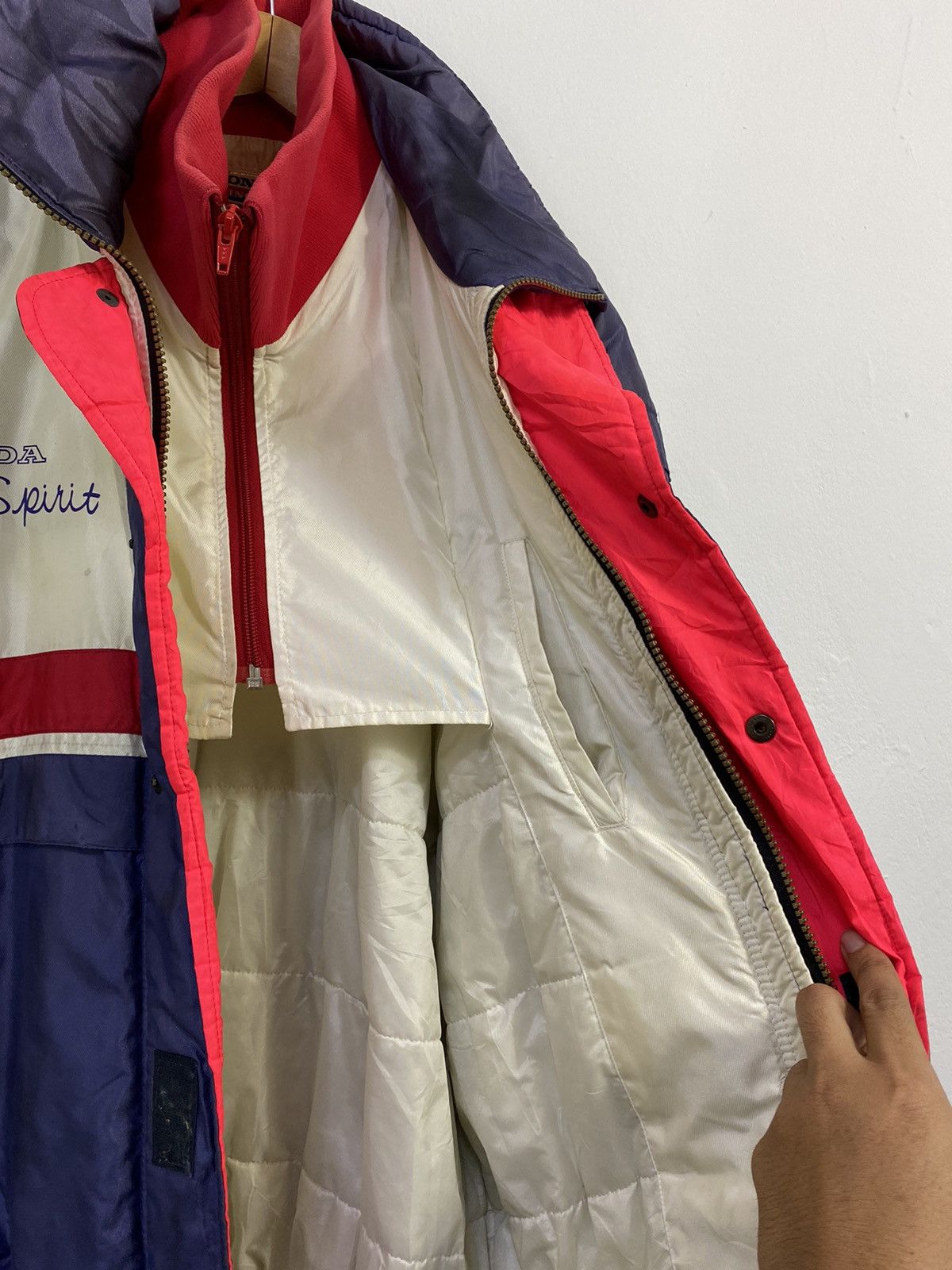 Honda Rare VTG Honda Jacket International Racing Team Motorsport Size US L / EU 52-54 / 3 - 14 Thumbnail