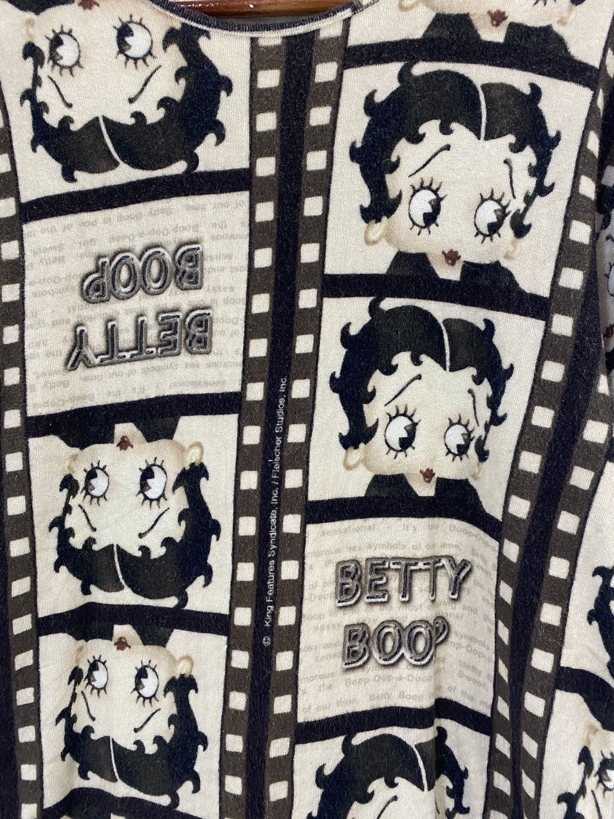 Cartoon Network × Vintage Vintage 90’s Betty Boop Full Print Shirt Nice Design Size US M / EU 48-50 / 2 - 4 Thumbnail