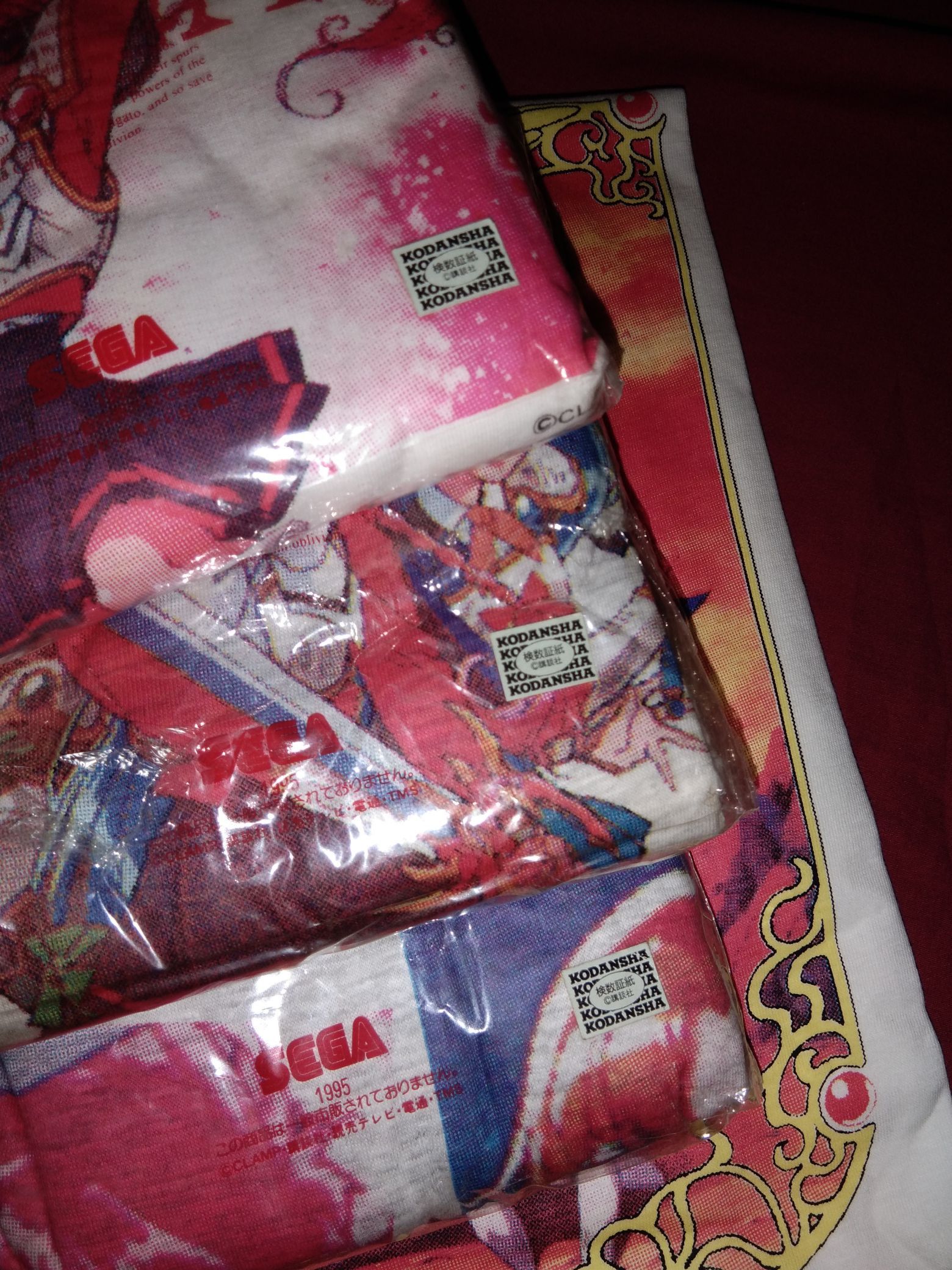 Japanese Brand DEADSTOCK VTG 90s 4pcs Magic Knight Rayearth tshirt CLAMP Size US L / EU 52-54 / 3 - 2 Thumbnail