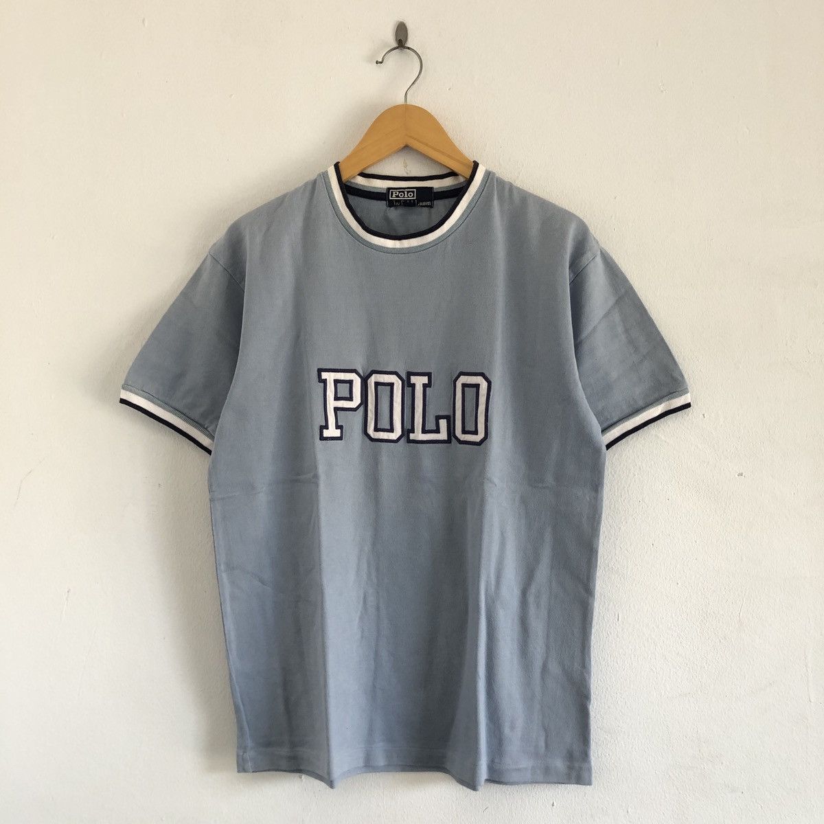 Polo Ralph Lauren × Ralph Lauren × Vintage Vintage POLO spell out t-shirt Size US L / EU 52-54 / 3 - 1 Thumbnail