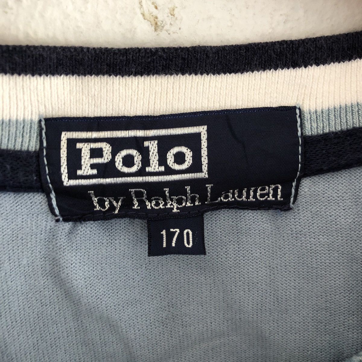 Polo Ralph Lauren × Ralph Lauren × Vintage Vintage POLO spell out t-shirt Size US L / EU 52-54 / 3 - 4 Thumbnail