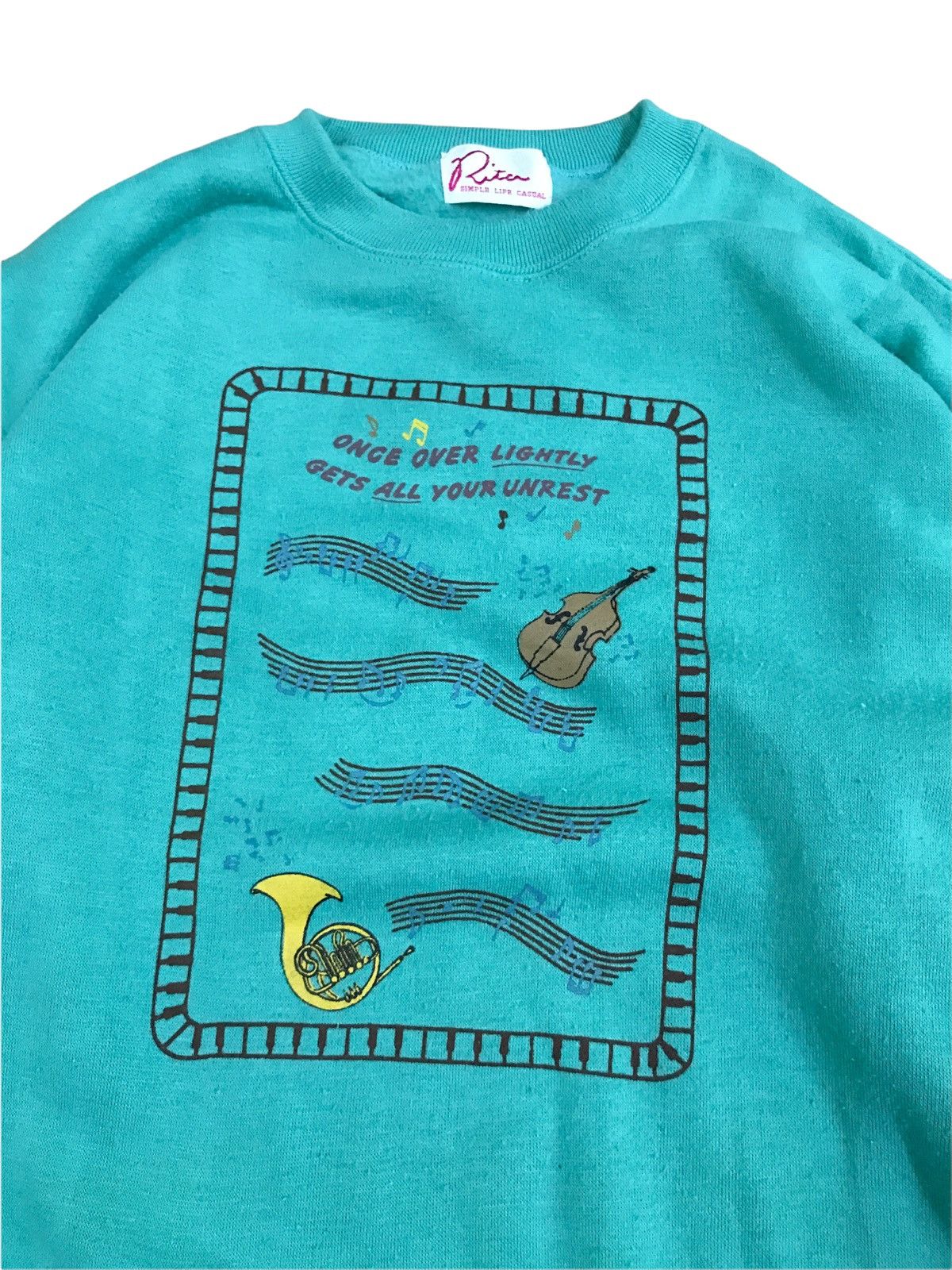 Vintage Vintage Classical Music Instruments Sweatshirt Size US S / EU 44-46 / 1 - 3 Thumbnail