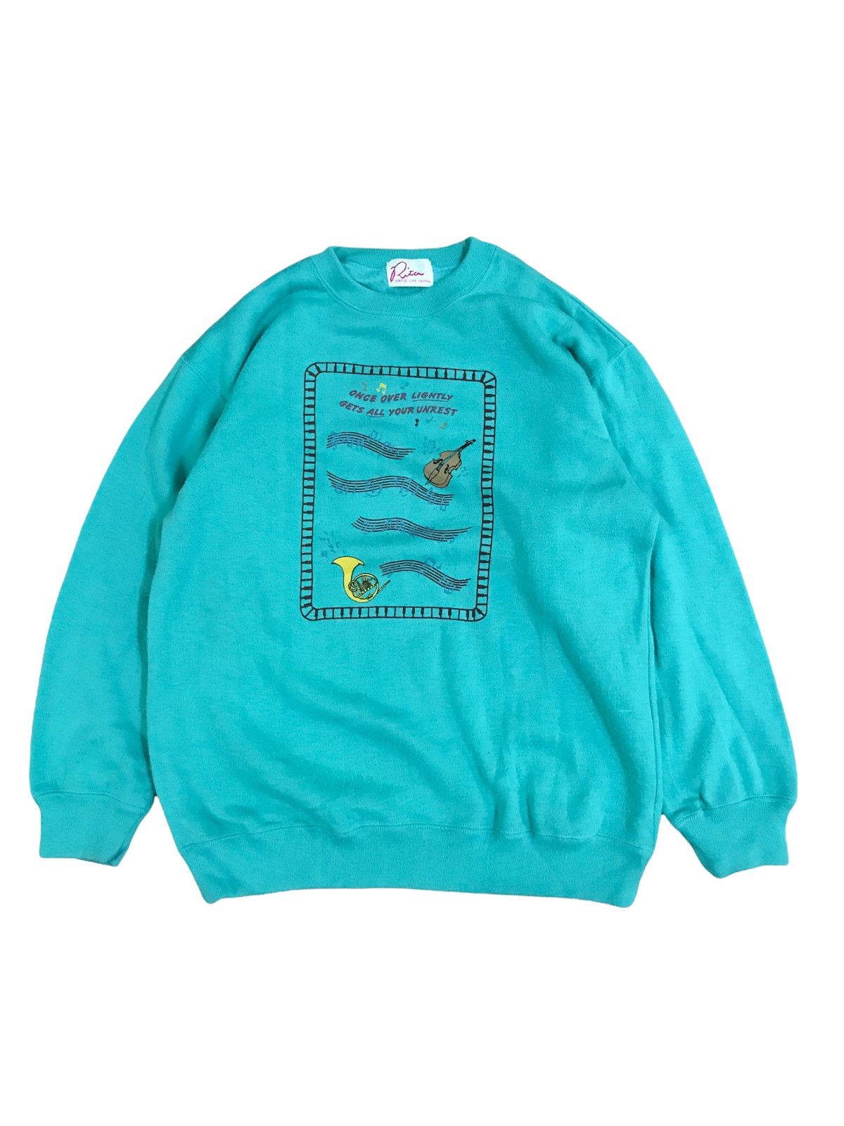 Vintage Vintage Classical Music Instruments Sweatshirt Size US S / EU 44-46 / 1 - 1 Thumbnail