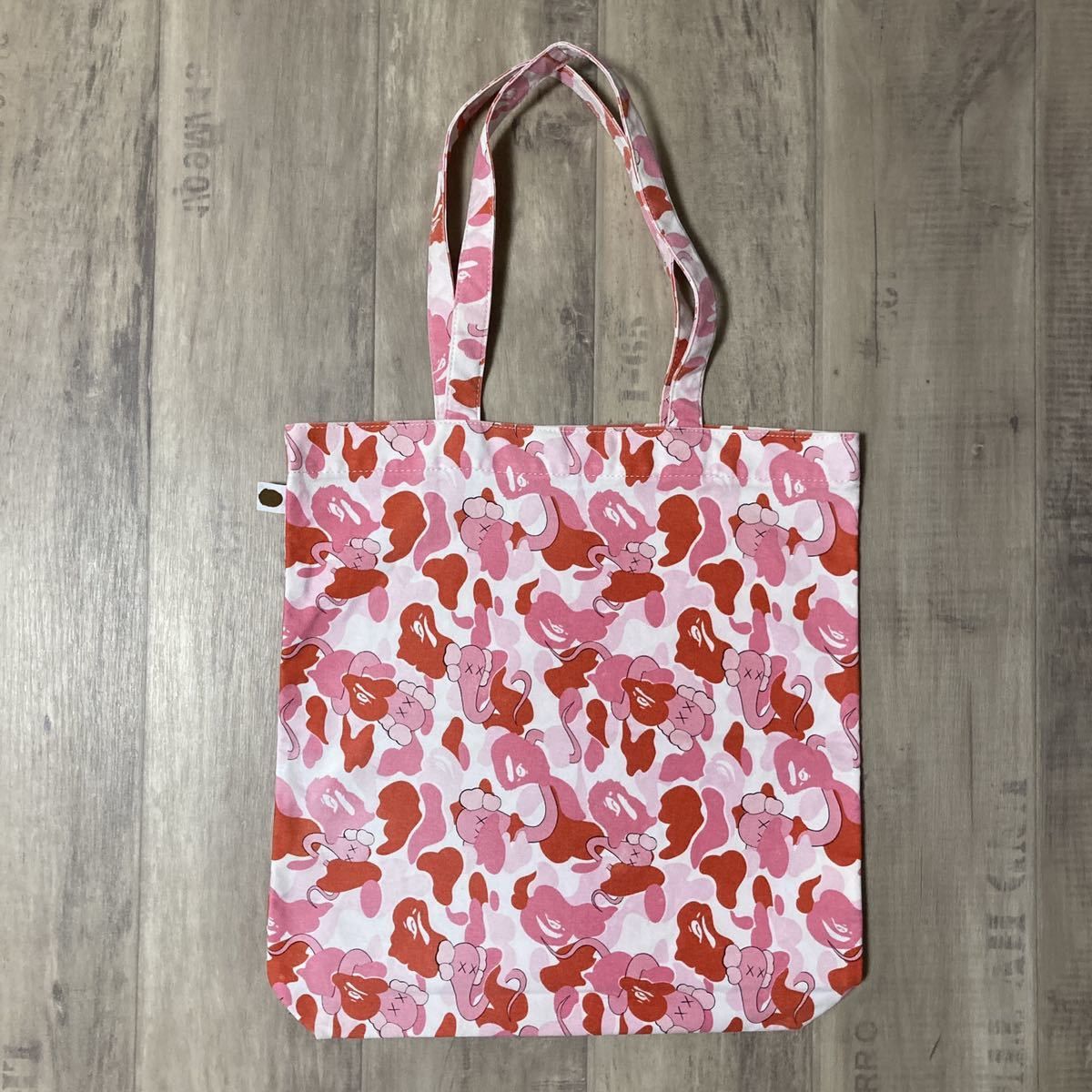 Bape × Kaws BAPE × kaws bendy ABC camo pink tote bag a bathing ape Size ONE SIZE - 2 Thumbnail