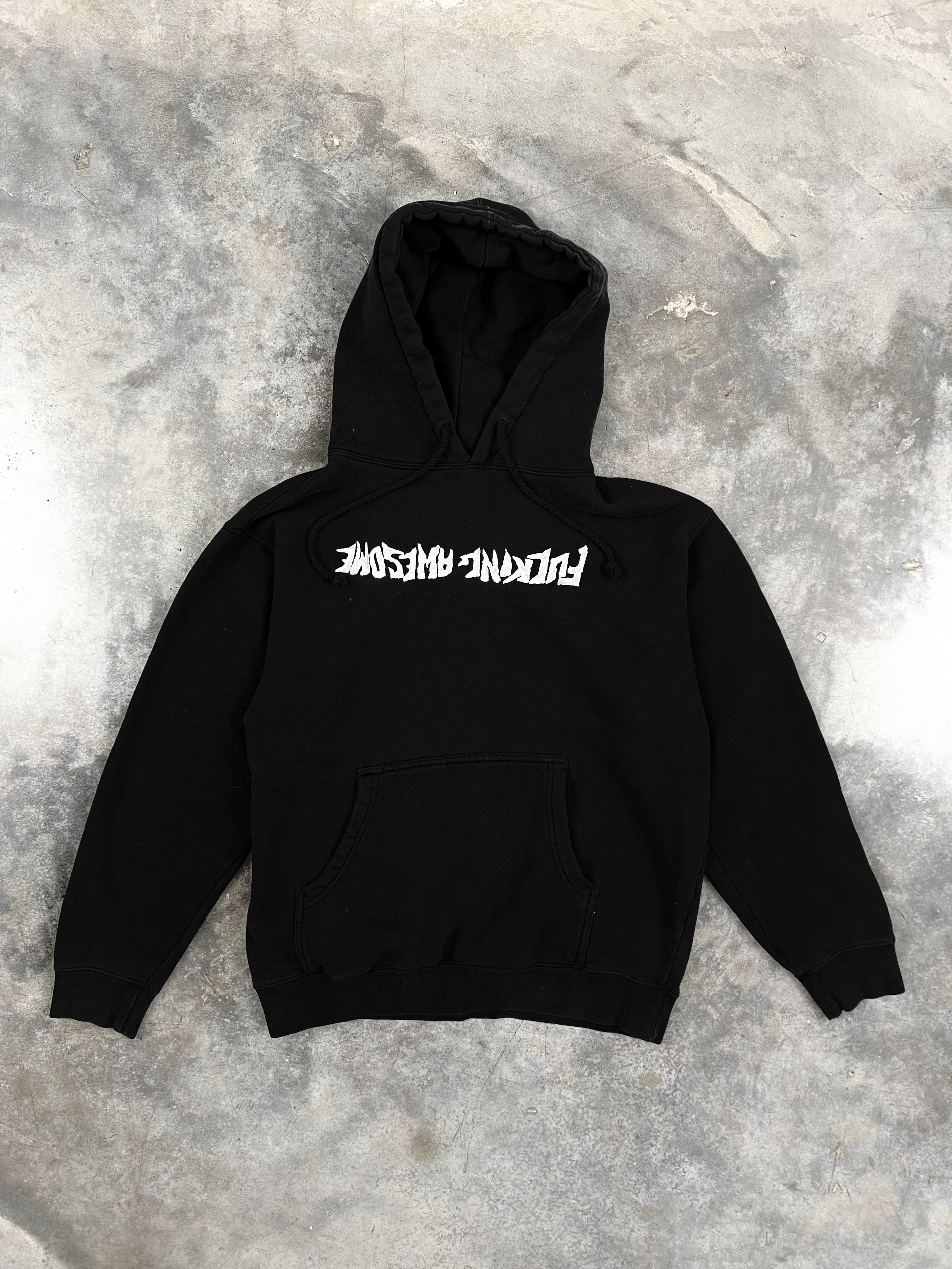 Fucking Awesome Fucking Awesome Upside Down Logo Hoodie Black