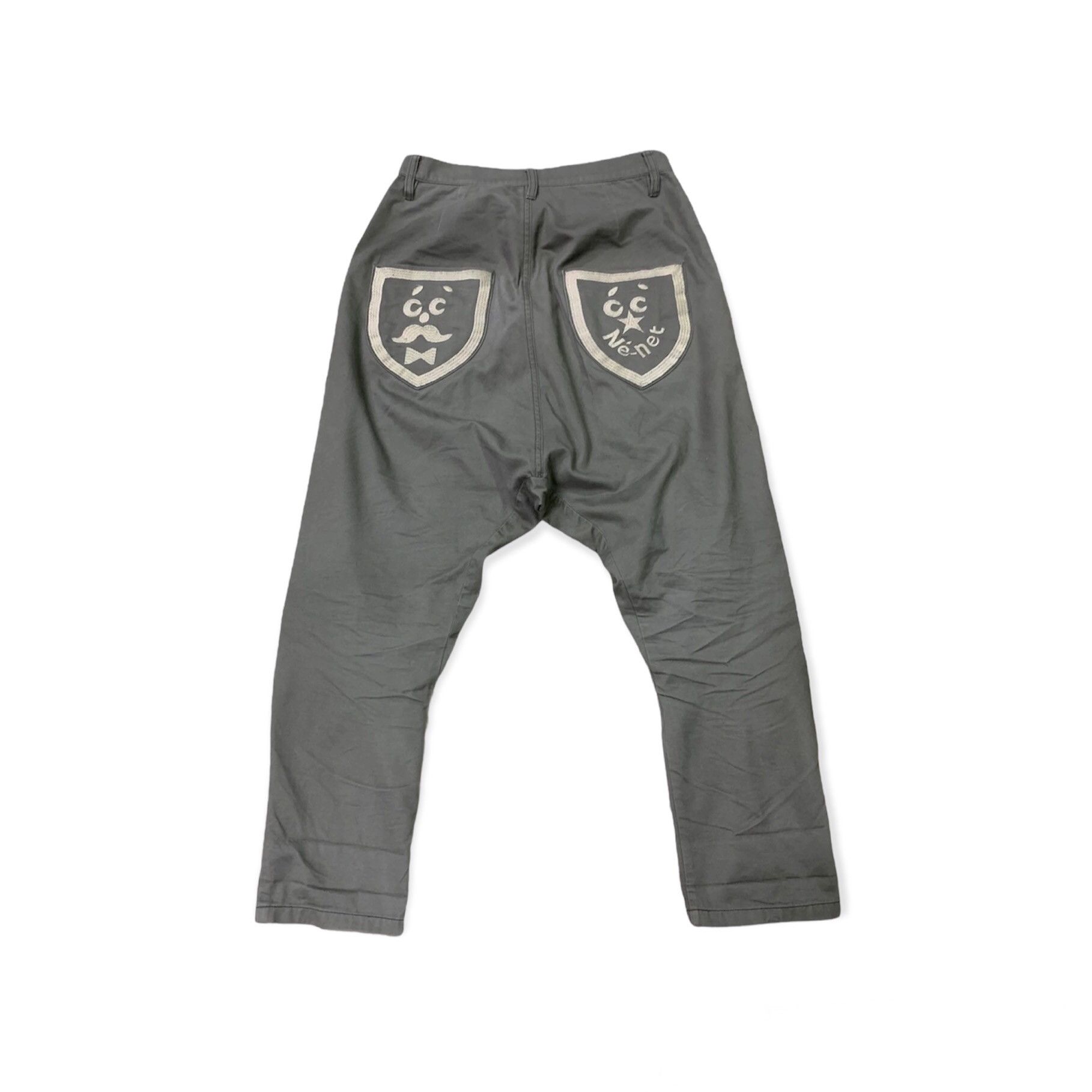 image of Vintage Ne Net Issey Miyake Pants in Dark Grey, Men's (Size 30)