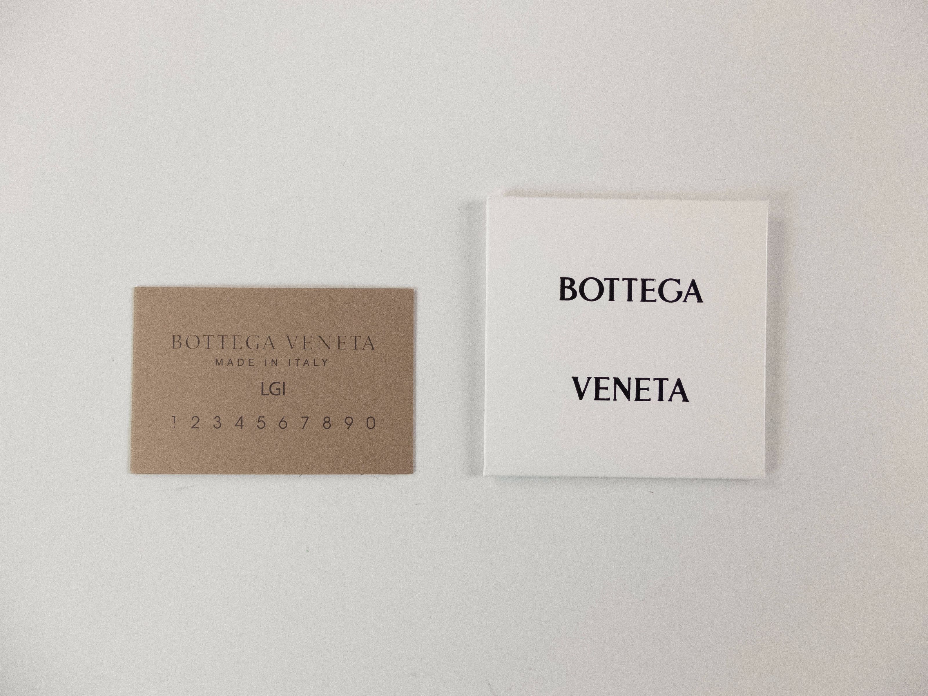 Bottega Veneta BOTTEGA VENETA blue lambskin leather & gold silver necklace Size ONE SIZE - 9 Thumbnail