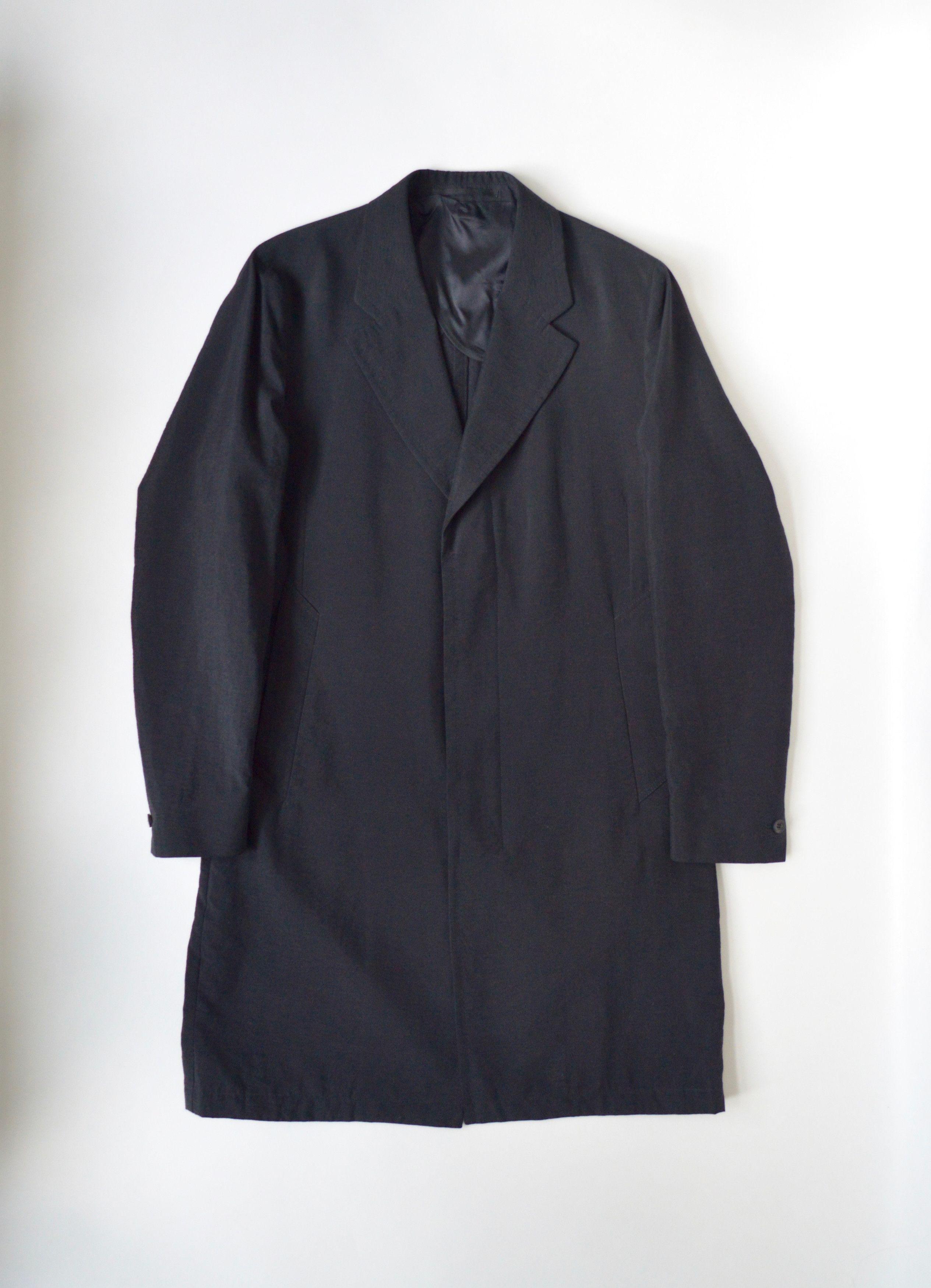 image of Our Legacy S/s 16 'shadow Silk' Overcoat in Blue, Men's (Size Medium)