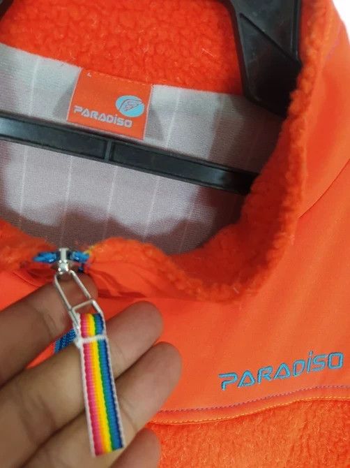 Japanese Brand Rare🔥 Paradiso retro pile fleece zipped sleeve Size US L / EU 52-54 / 3 - 8 Thumbnail