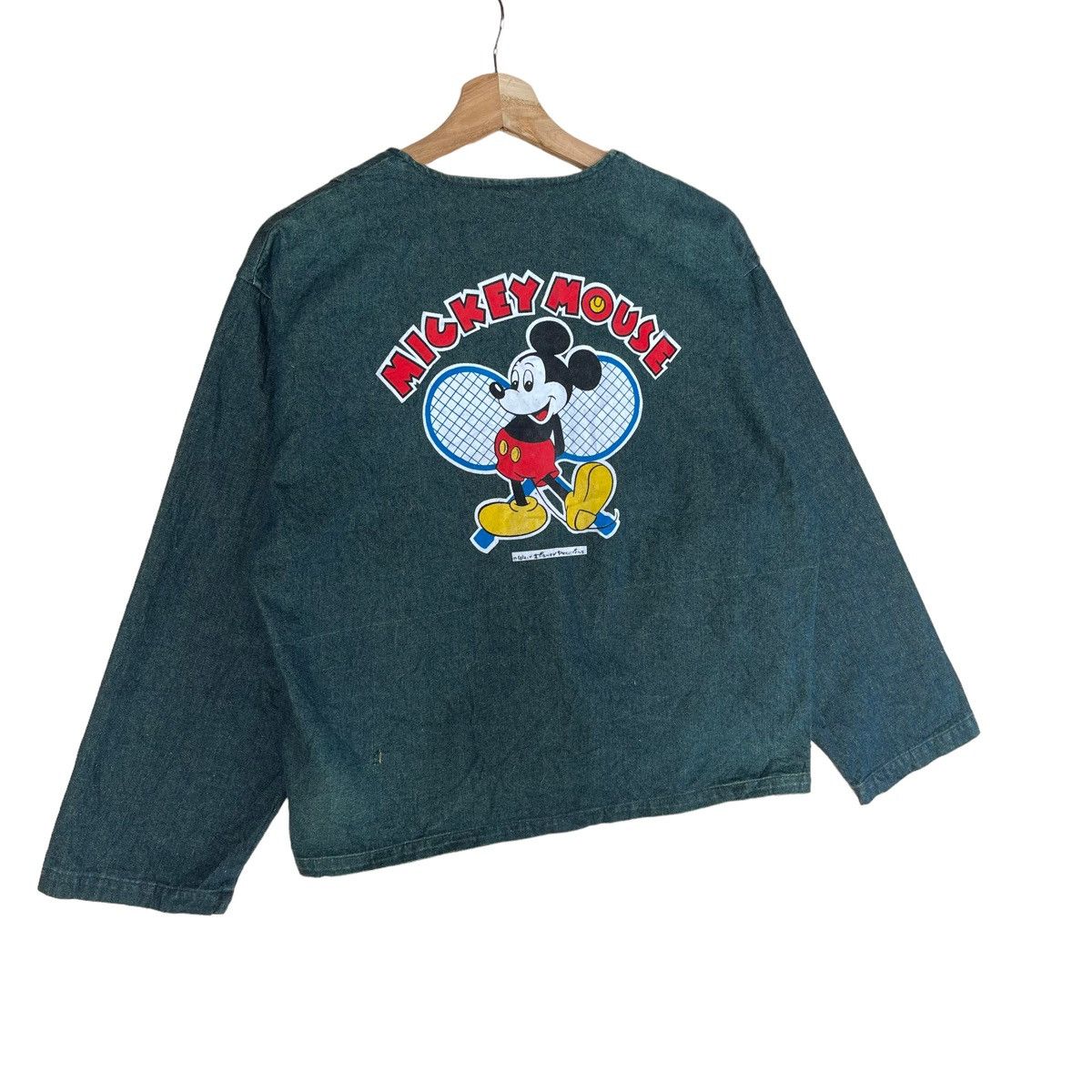 Disney Vintage Disney Mickey Mouse 90s Cardigan Jeans Size US S / EU 44-46 / 1 - 2 Thumbnail