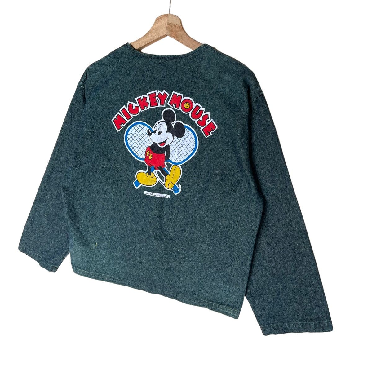 Disney Vintage Disney Mickey Mouse 90s Cardigan Jeans Size US S / EU 44-46 / 1 - 3 Thumbnail