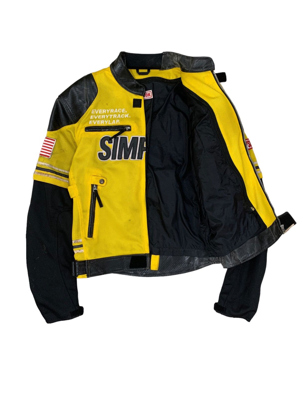 Gear for Sports 🔥Vintage Simpson Racing Motorcycle Jacket Size US M / EU 48-50 / 2 - 3 Thumbnail
