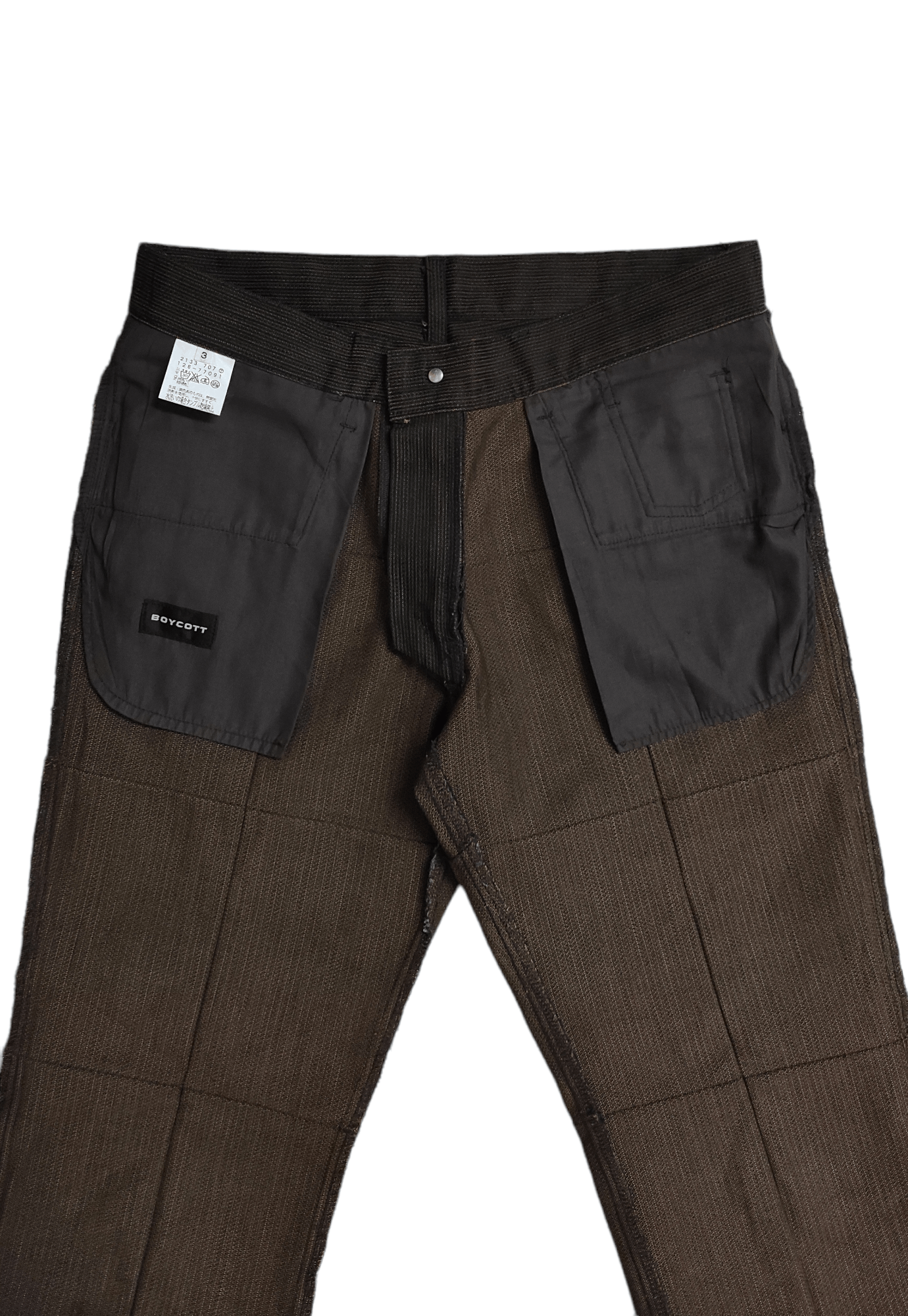 Boycott Designer Avant Garde Panelled Trousers Size US 31 - 10 Thumbnail