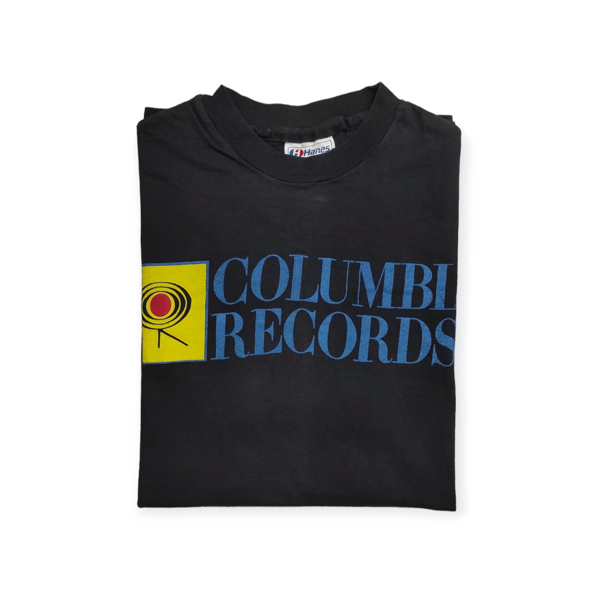 Band Tees Vintage OG 1980 COLUMBIA RECORDS PROMO TEE Size US M / EU 48-50 / 2 - 6 Thumbnail