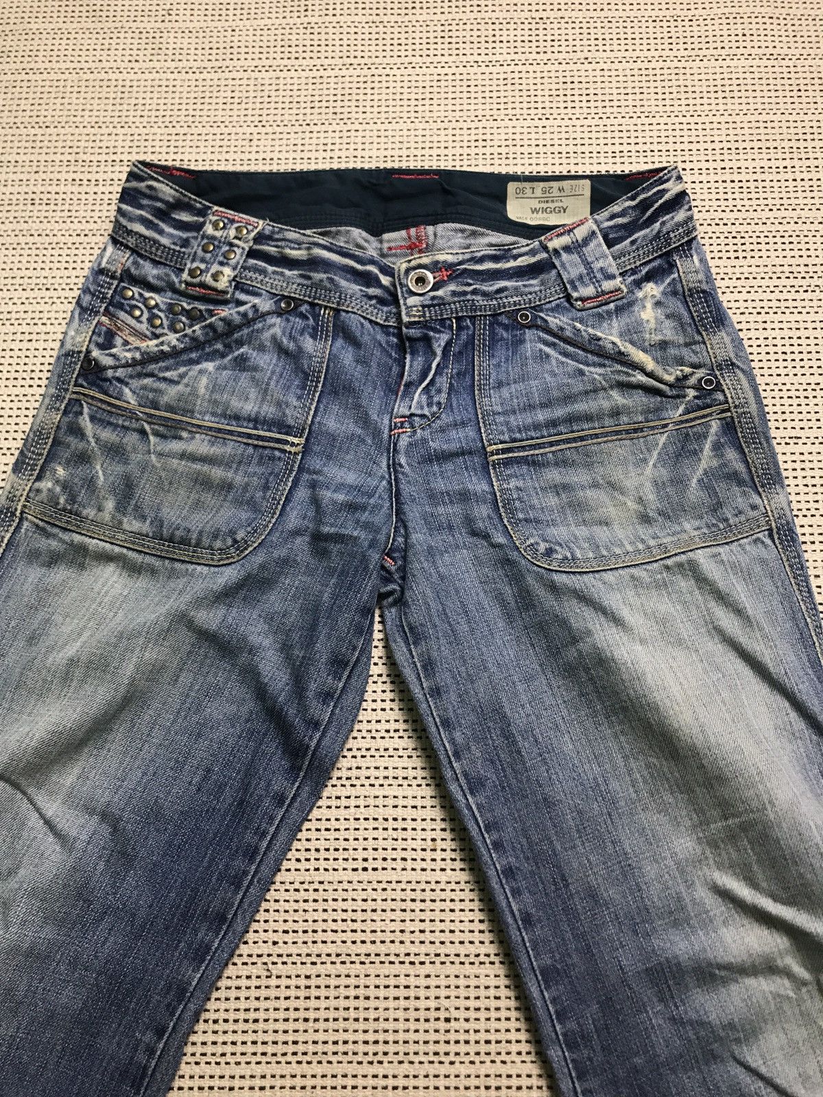 Diesel ‼️PUNK DIESEL DISTRESSED DENIM VERY RARE Size 30" / US 8 / IT 44 - 4 Thumbnail
