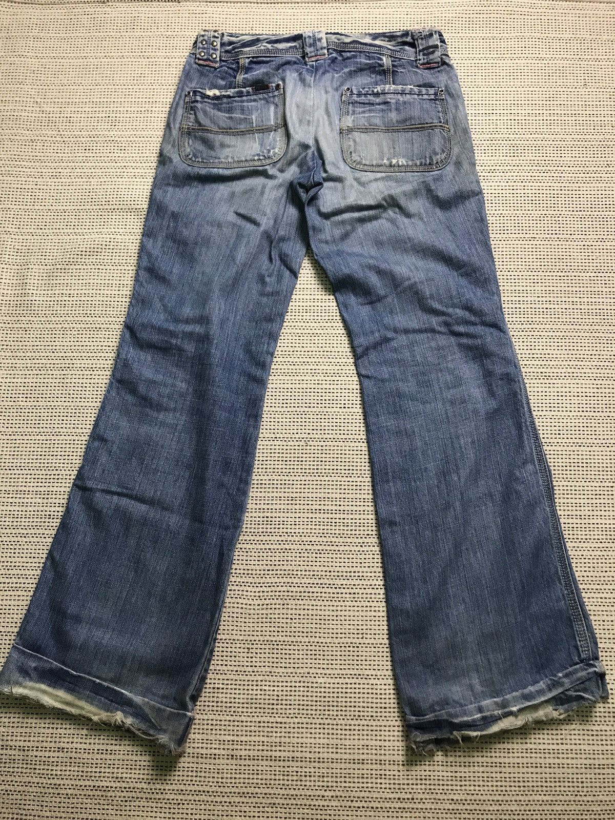 Diesel ‼️PUNK DIESEL DISTRESSED DENIM VERY RARE Size 30" / US 8 / IT 44 - 2 Thumbnail