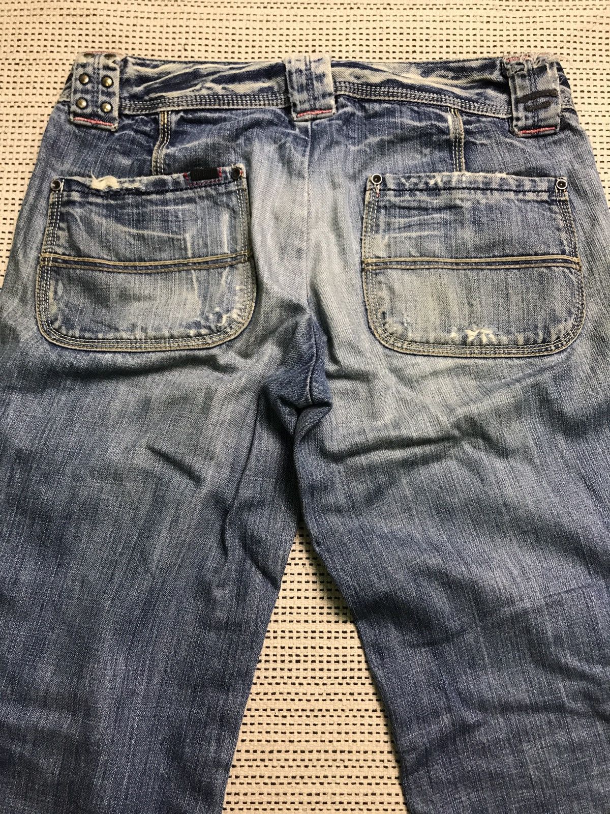Diesel ‼️PUNK DIESEL DISTRESSED DENIM VERY RARE Size 30" / US 8 / IT 44 - 3 Thumbnail