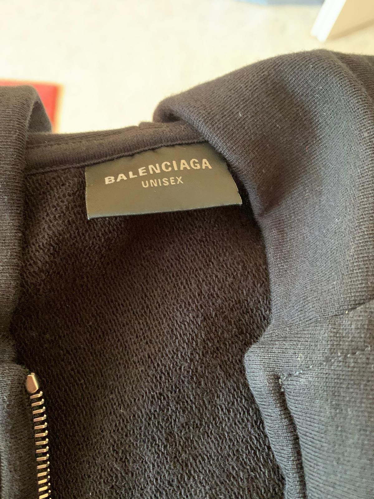 Balenciaga *RARE* Balenciaga AW22 Size Sticker Zip Hoodie Size US L / EU 52-54 / 3 - 7 Thumbnail