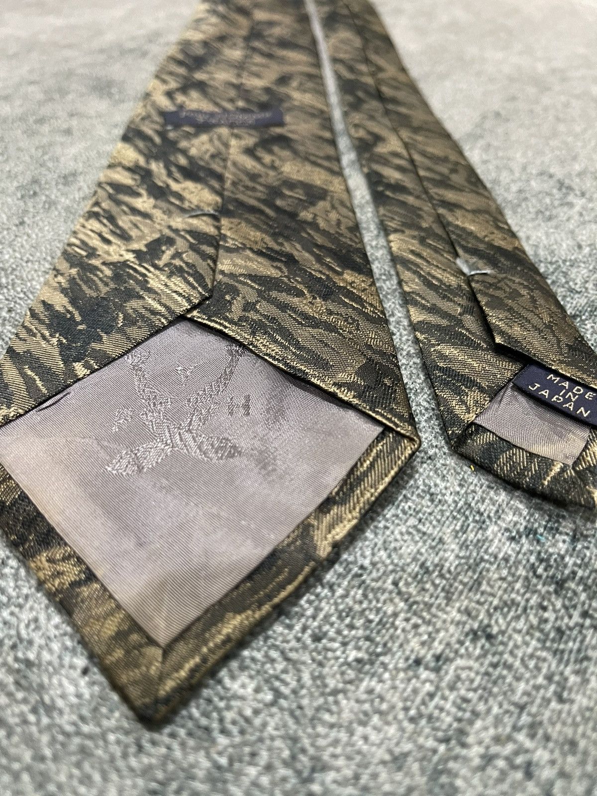 Yohji Yamamoto Y’Saccs Pour Homme Tie Made in Japan Size ONE SIZE - 8 Thumbnail
