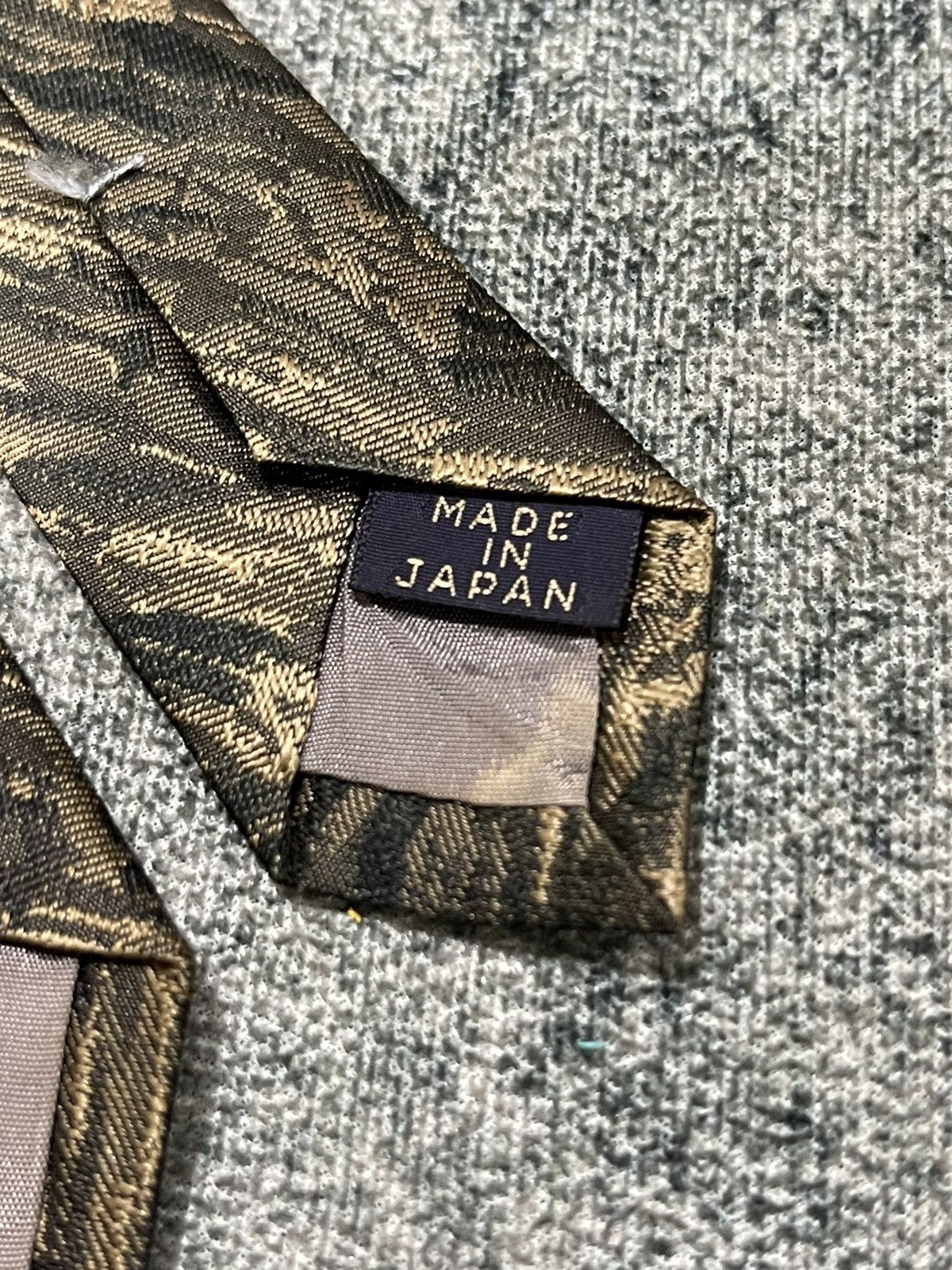 Yohji Yamamoto Y’Saccs Pour Homme Tie Made in Japan Size ONE SIZE - 6 Thumbnail