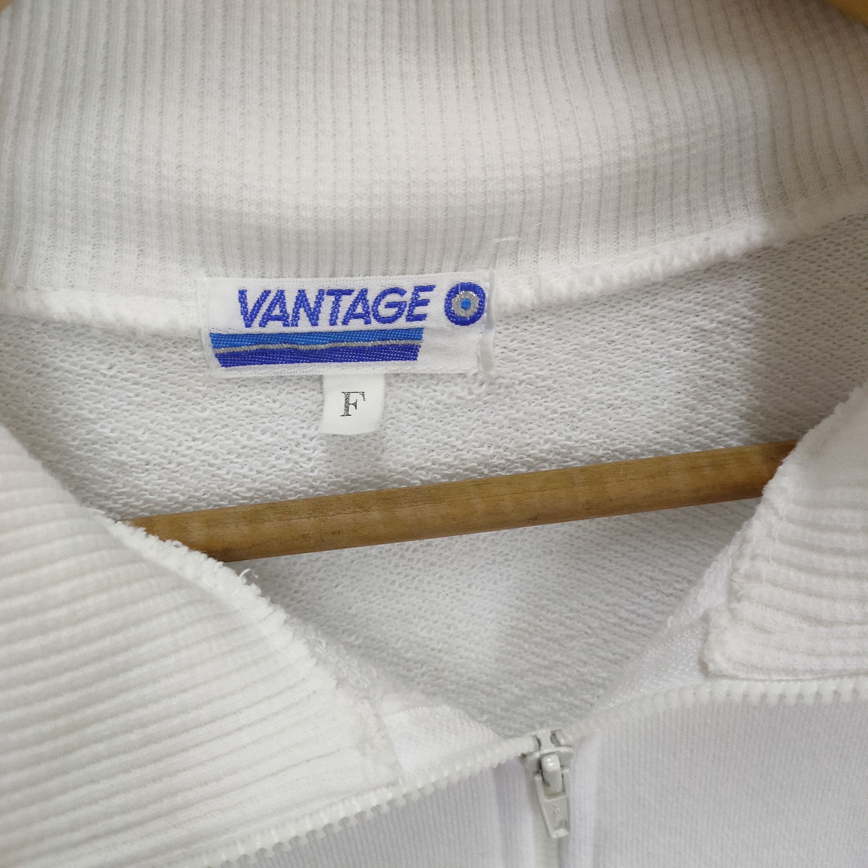 Vintage 80s Vantage Cigarettes Sweater Quarter Zip Size US M / EU 48-50 / 2 - 8 Thumbnail