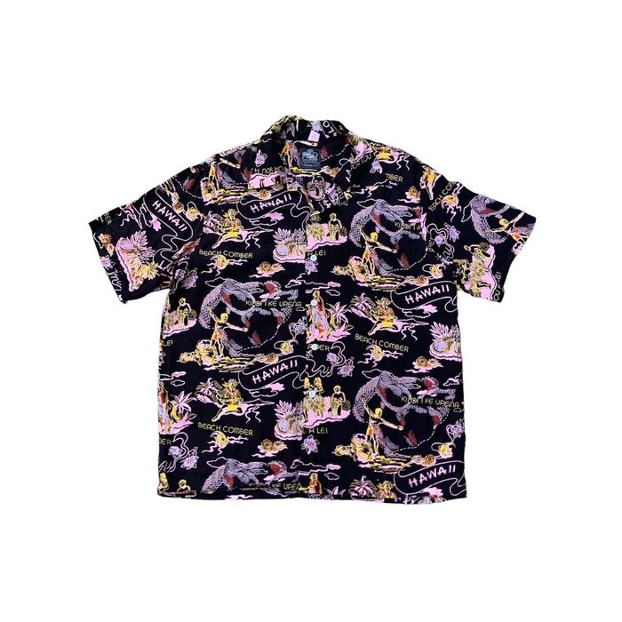 Jams World Vintage Kona Bay Land Of Aloha Hawaiian Shirts Grailed