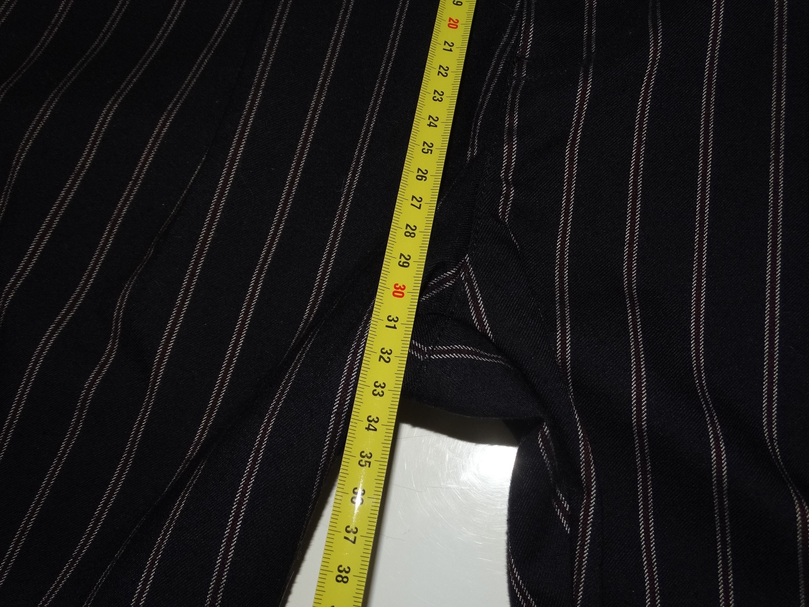 Japanese Brand × Takeo Kikuchi WORN PICS adjusted large fit stripes striped pant w32 Size US 32 / EU 48 - 12 Thumbnail