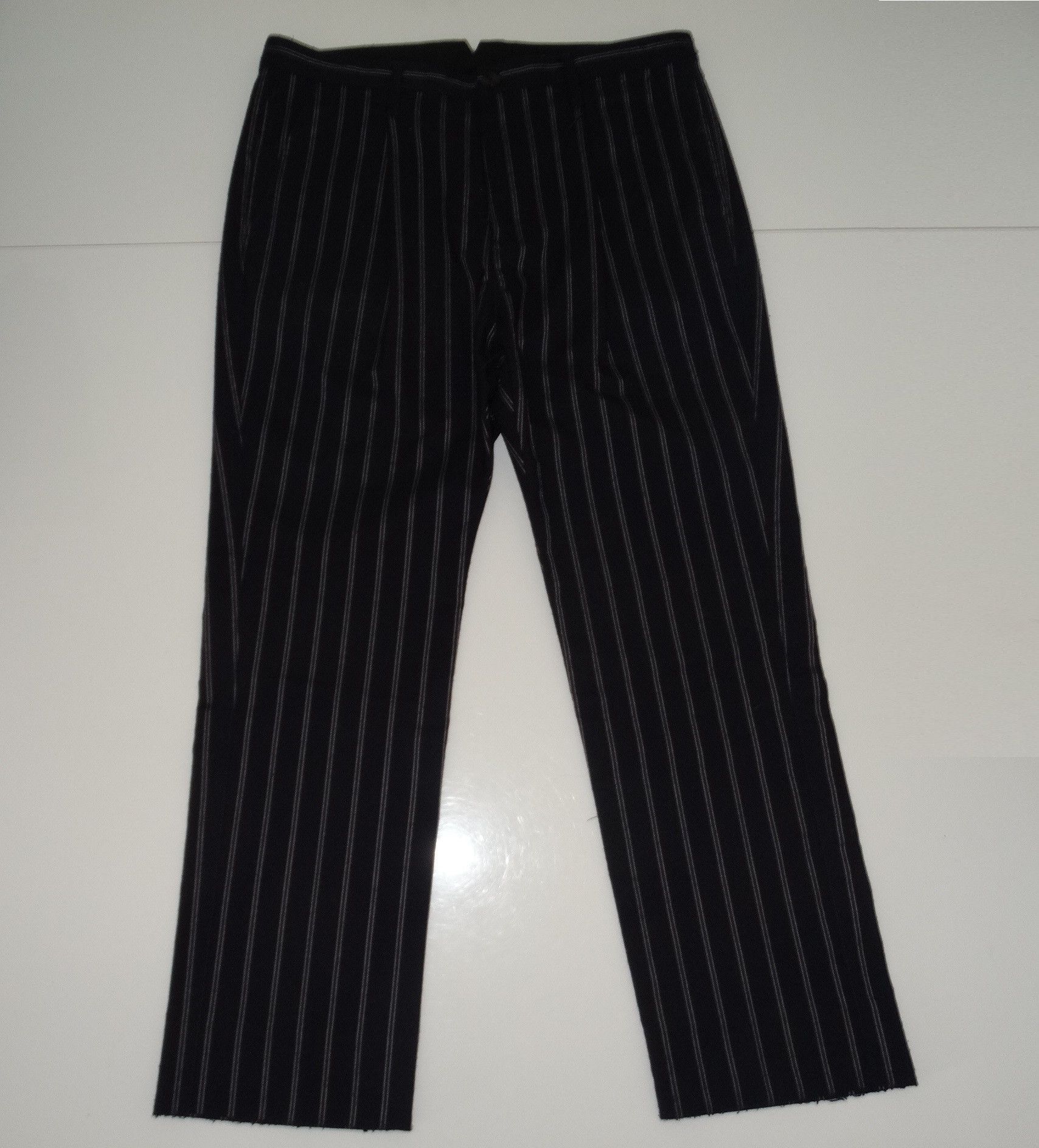 Japanese Brand × Takeo Kikuchi WORN PICS adjusted large fit stripes striped pant w32 Size US 32 / EU 48 - 2 Thumbnail