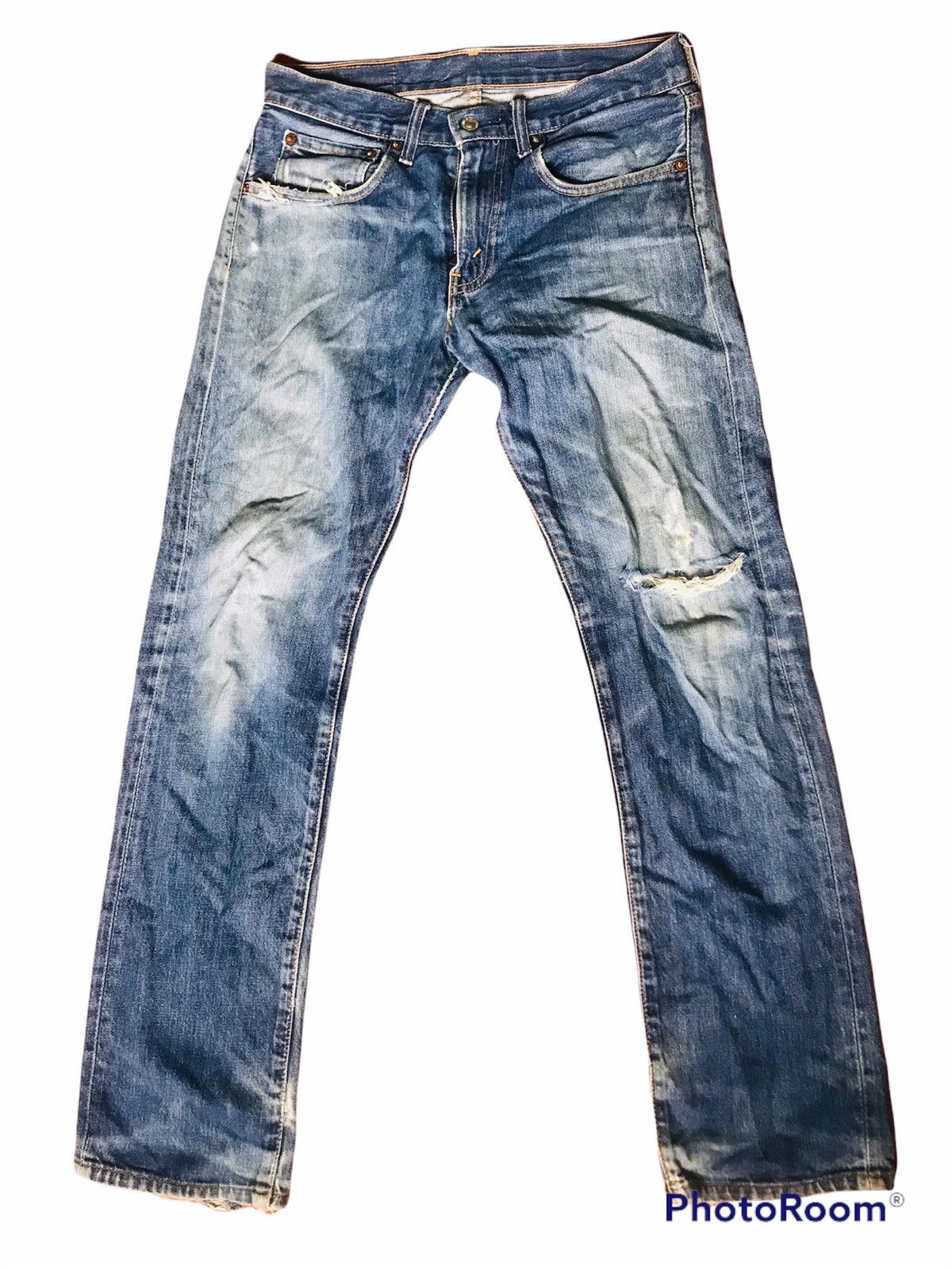 distressed 80s Vintage Levi’s 505 Jeans