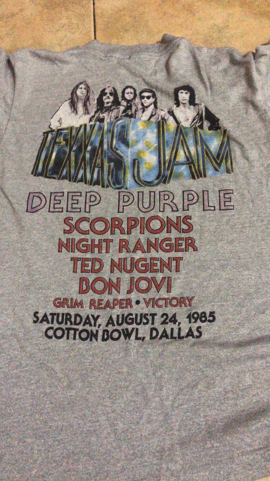 Band Tees × Vintage True vintage deep purple n team band tour 1985 Size US M / EU 48-50 / 2 - 7 Thumbnail